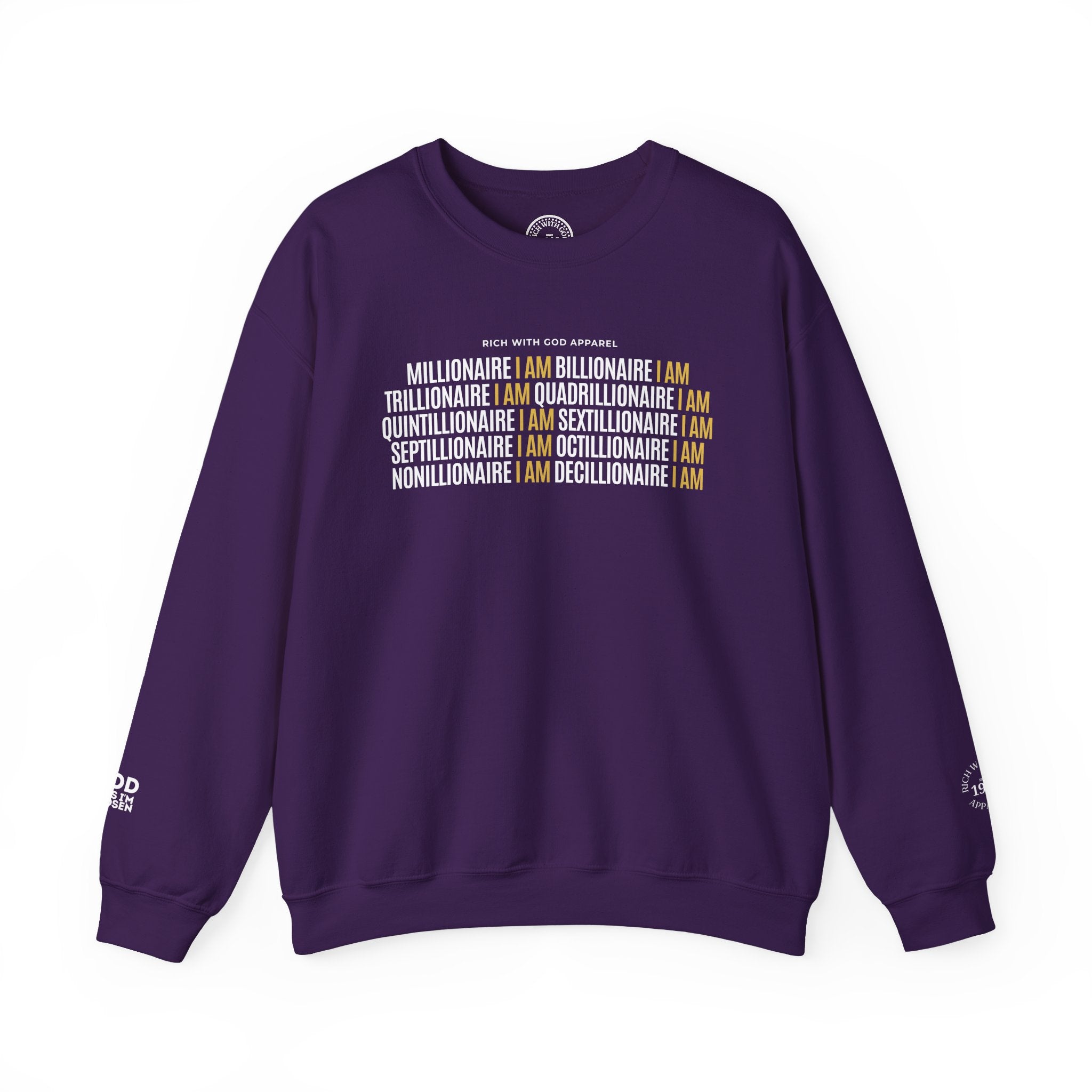 Millionaire I Am Billionaire I Am Crewneck Sweatshirt
