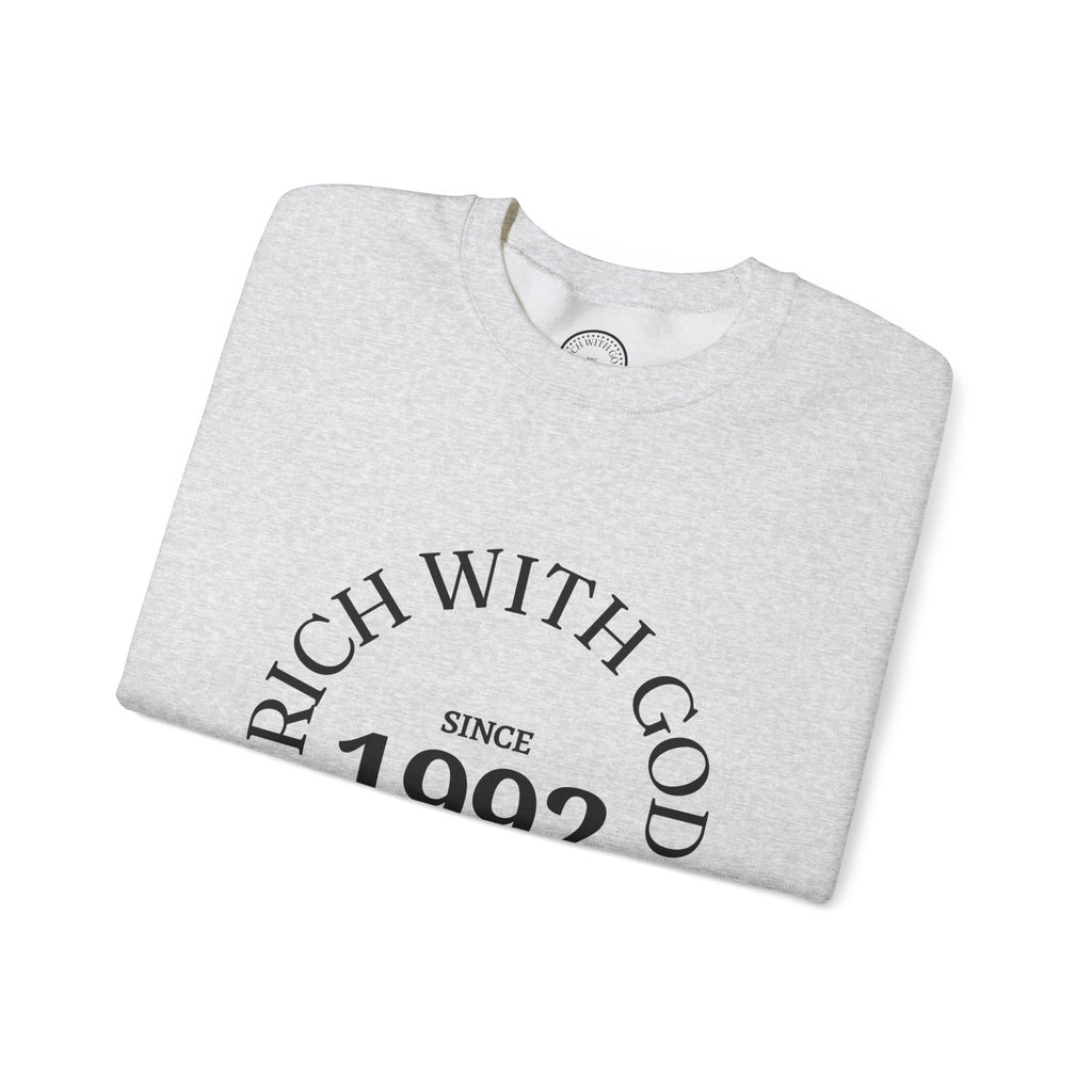 Rich With God Original Crewneck — God Provides Edition