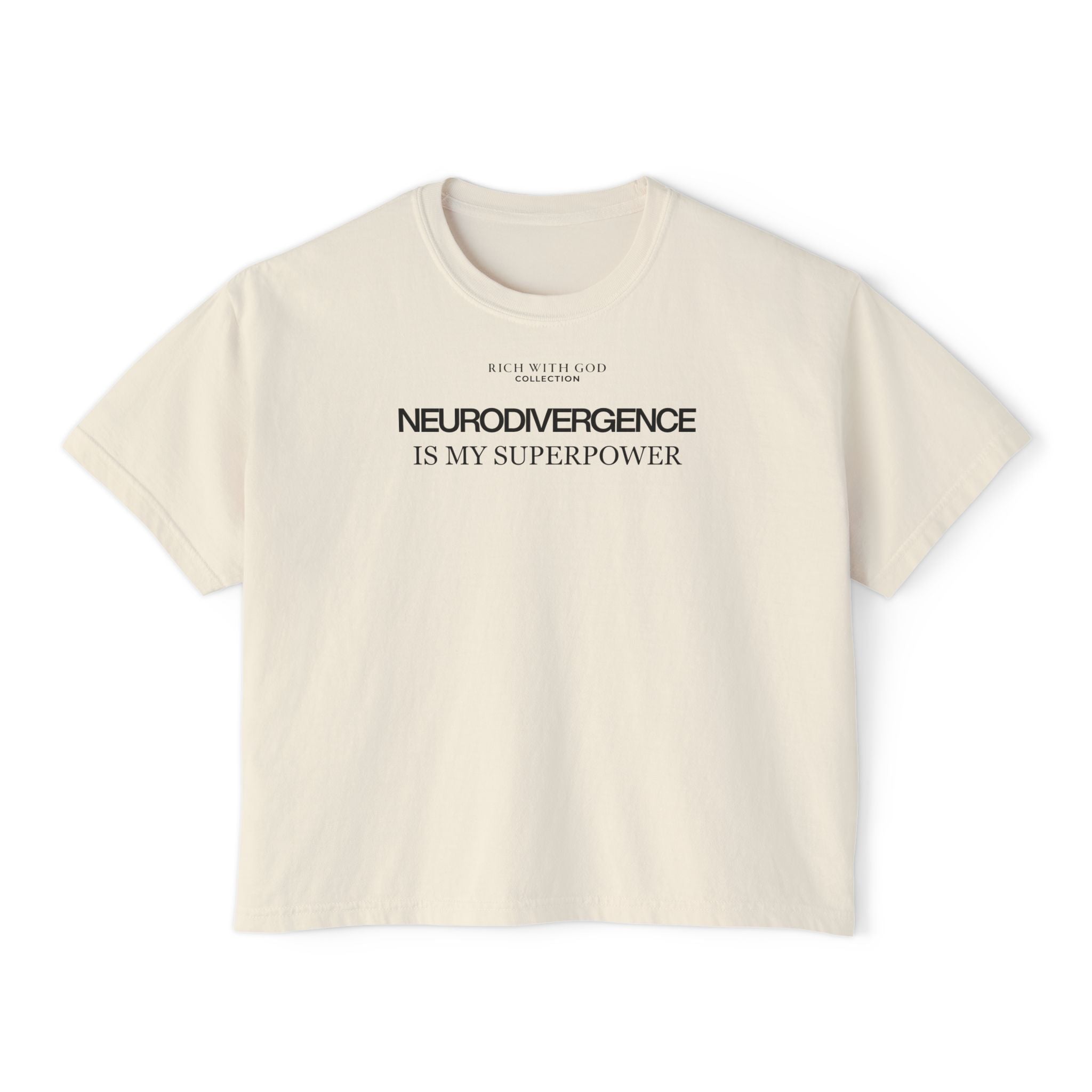 Neurodivergence is My Superpower Women's Boxy Tee