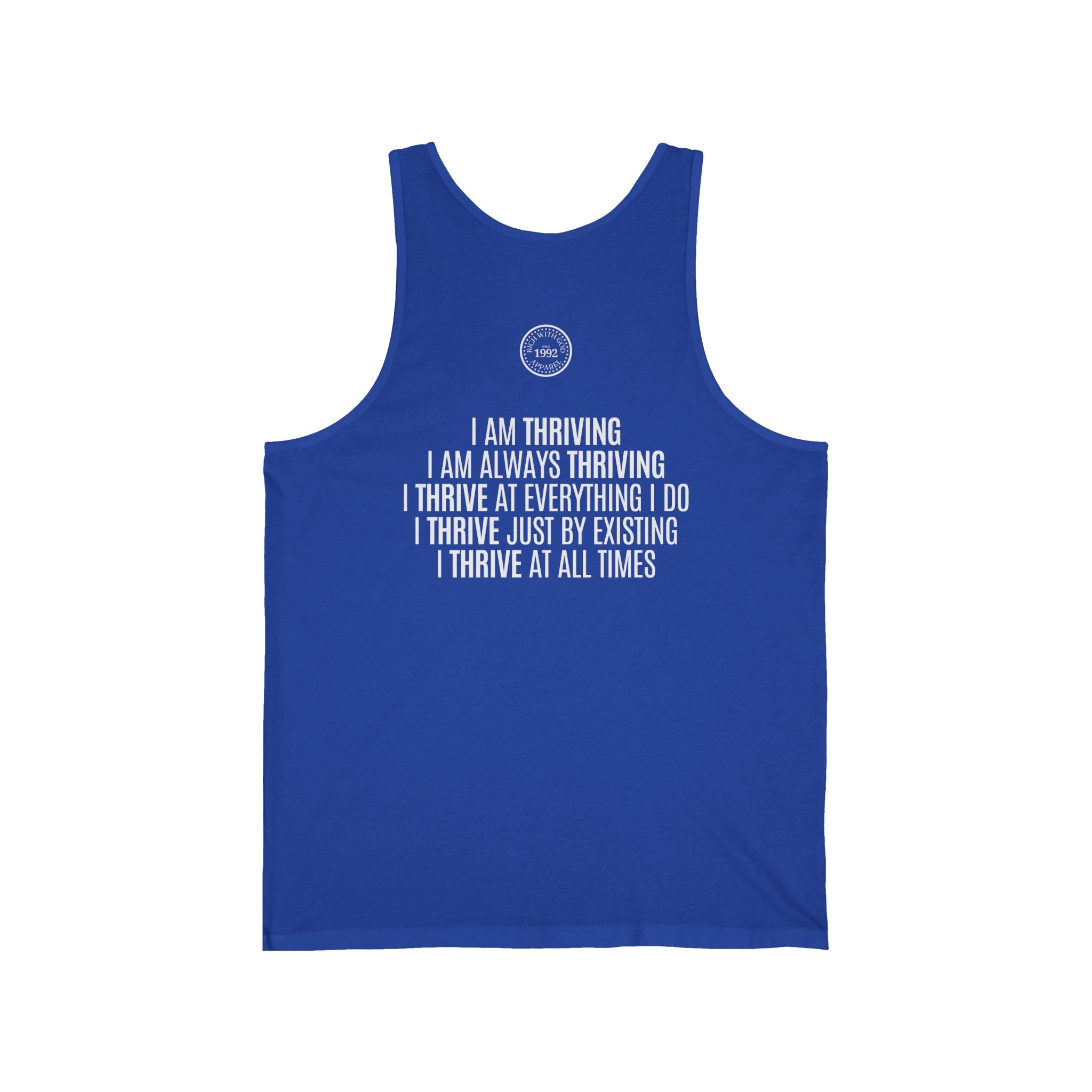 I Am Thriving Unisex Jersey Tank