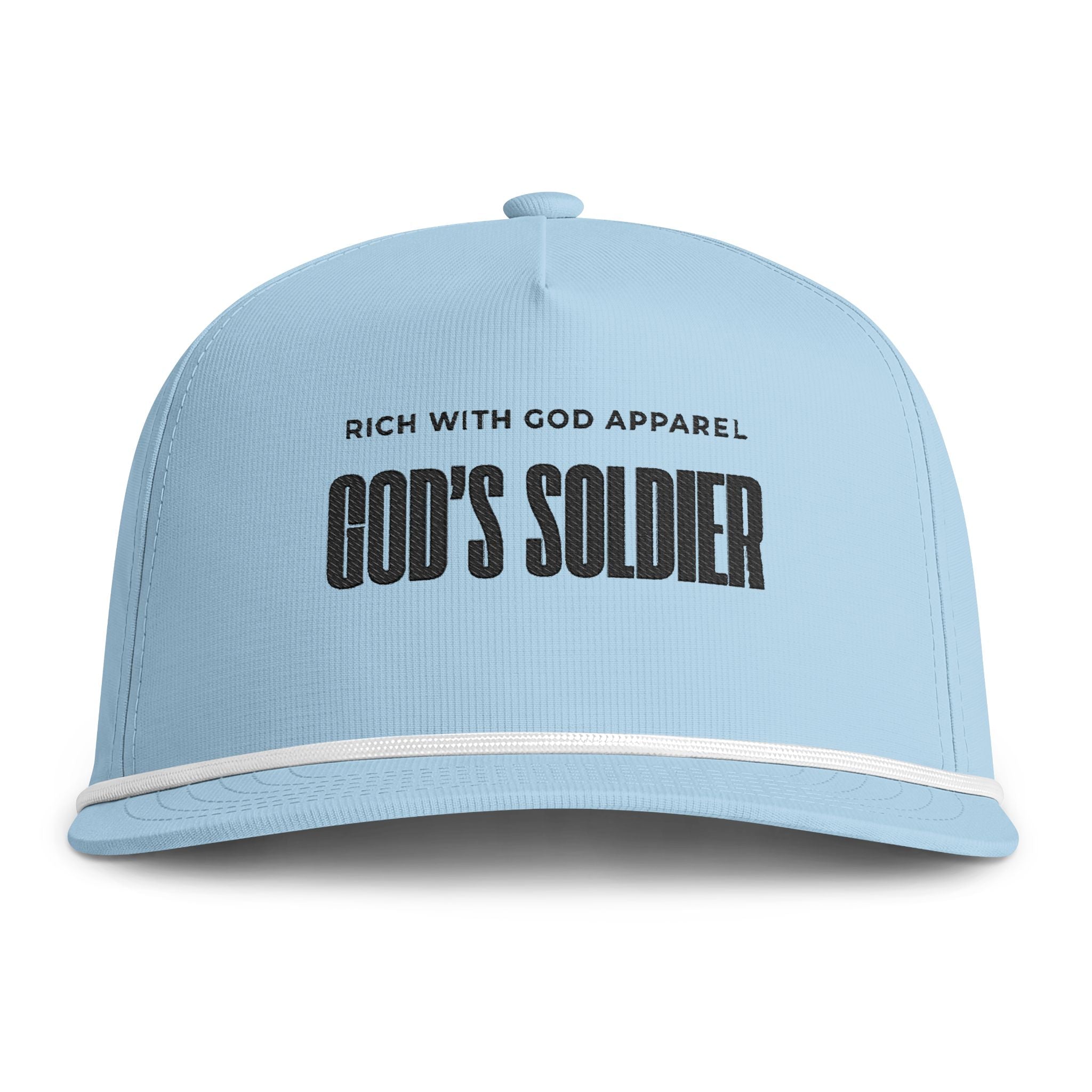 God's Soldier Sunwashed Rope Cap
