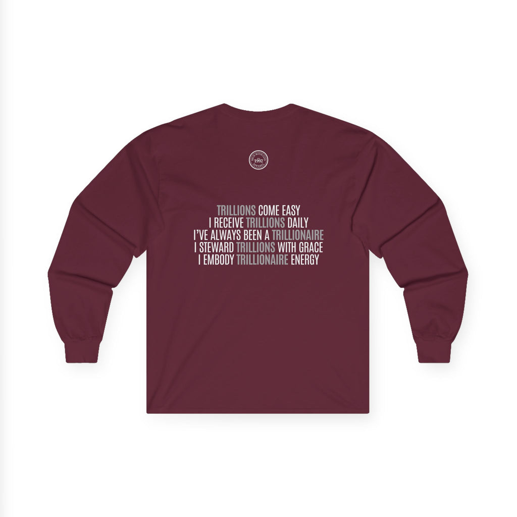 God Made Trillionaire Long Sleeve Tee