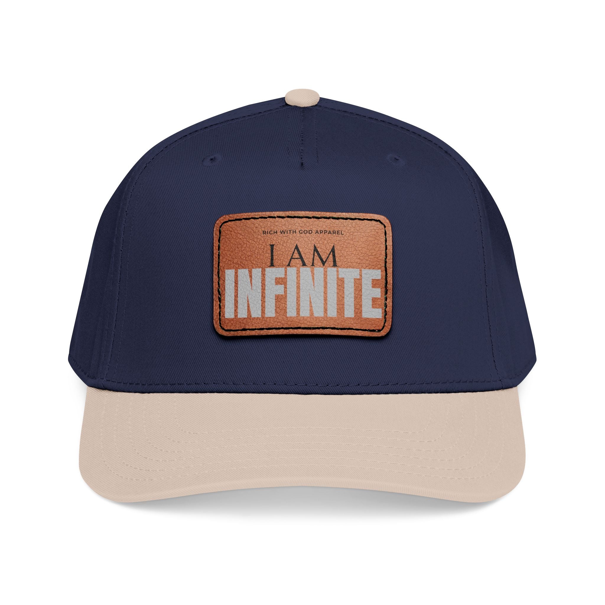 I AM INFINITE Leather Patch Baseball Cap