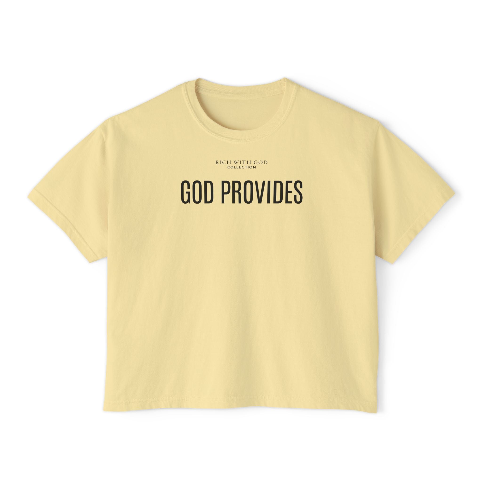 God Provides Women's Boxy Tee