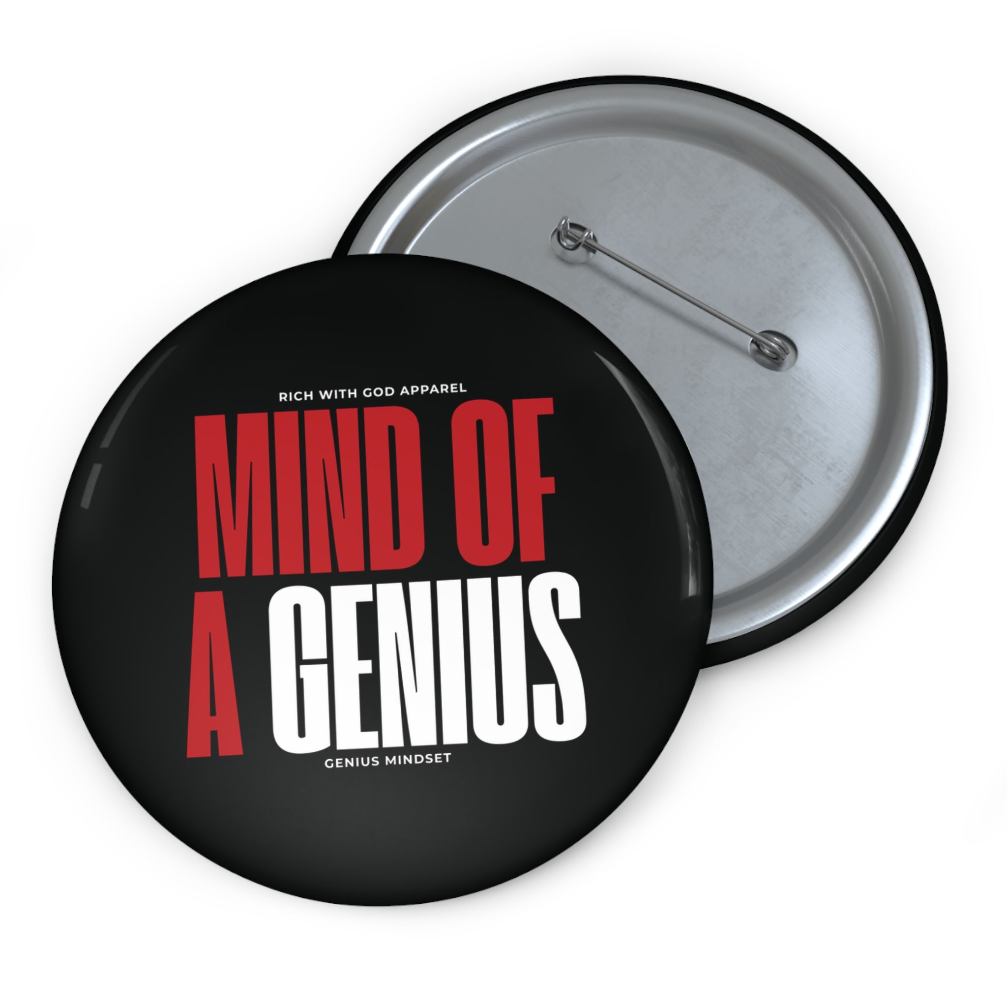 "Mind of a Genius” Pin Button