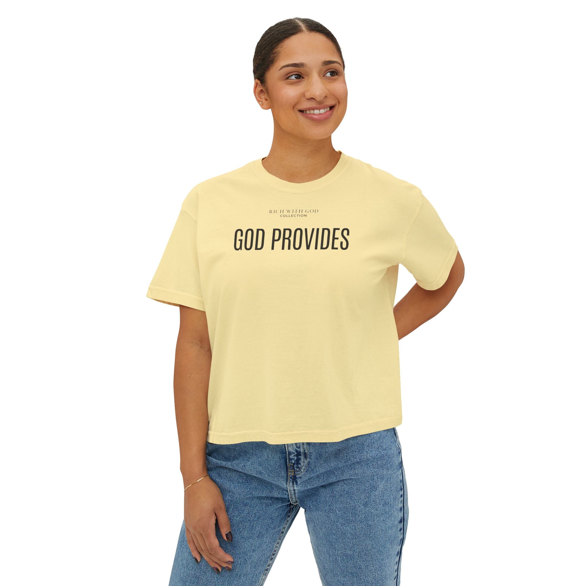 God Provides Women's Boxy Tee