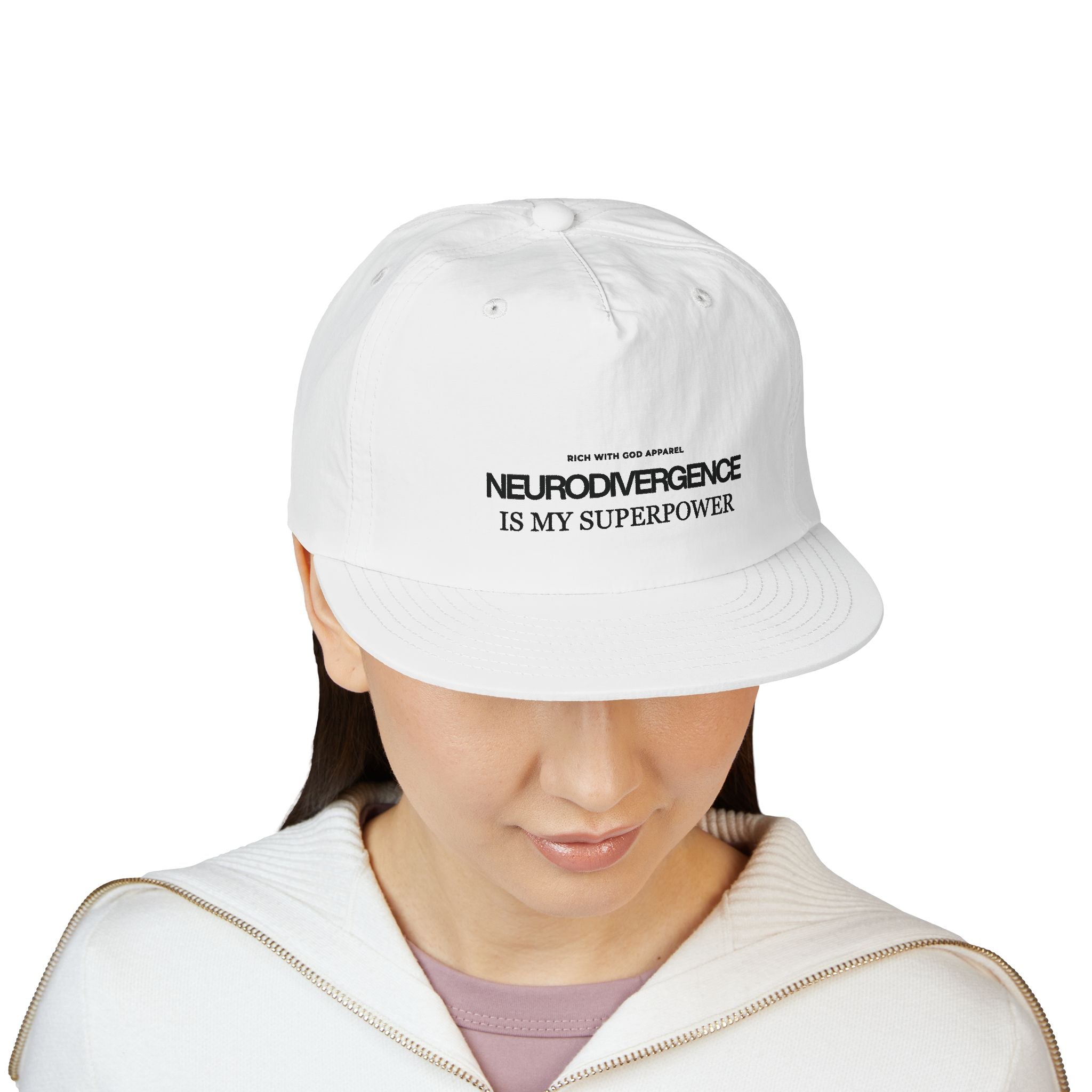 Neurodivergence is My Superpower Surf Cap Snapback