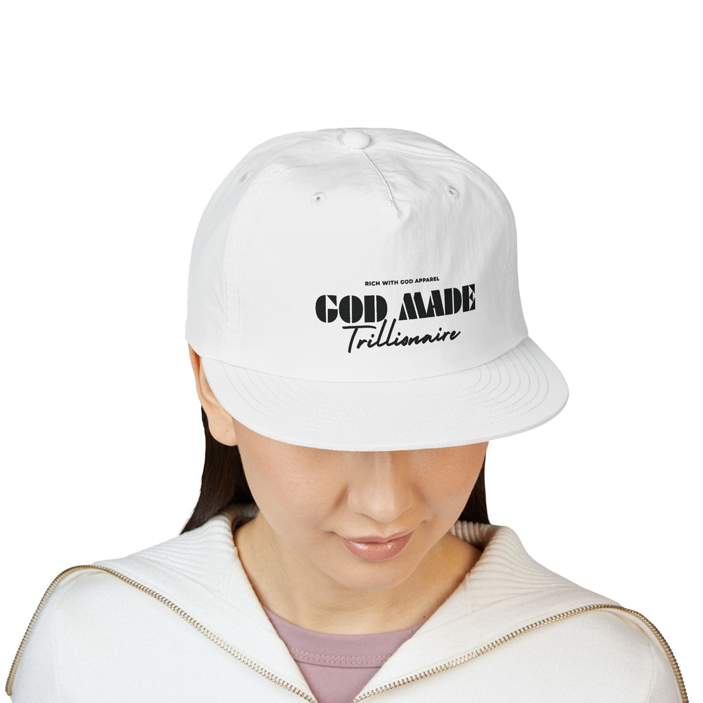 God Made Trillionaire Surf Cap Snapback