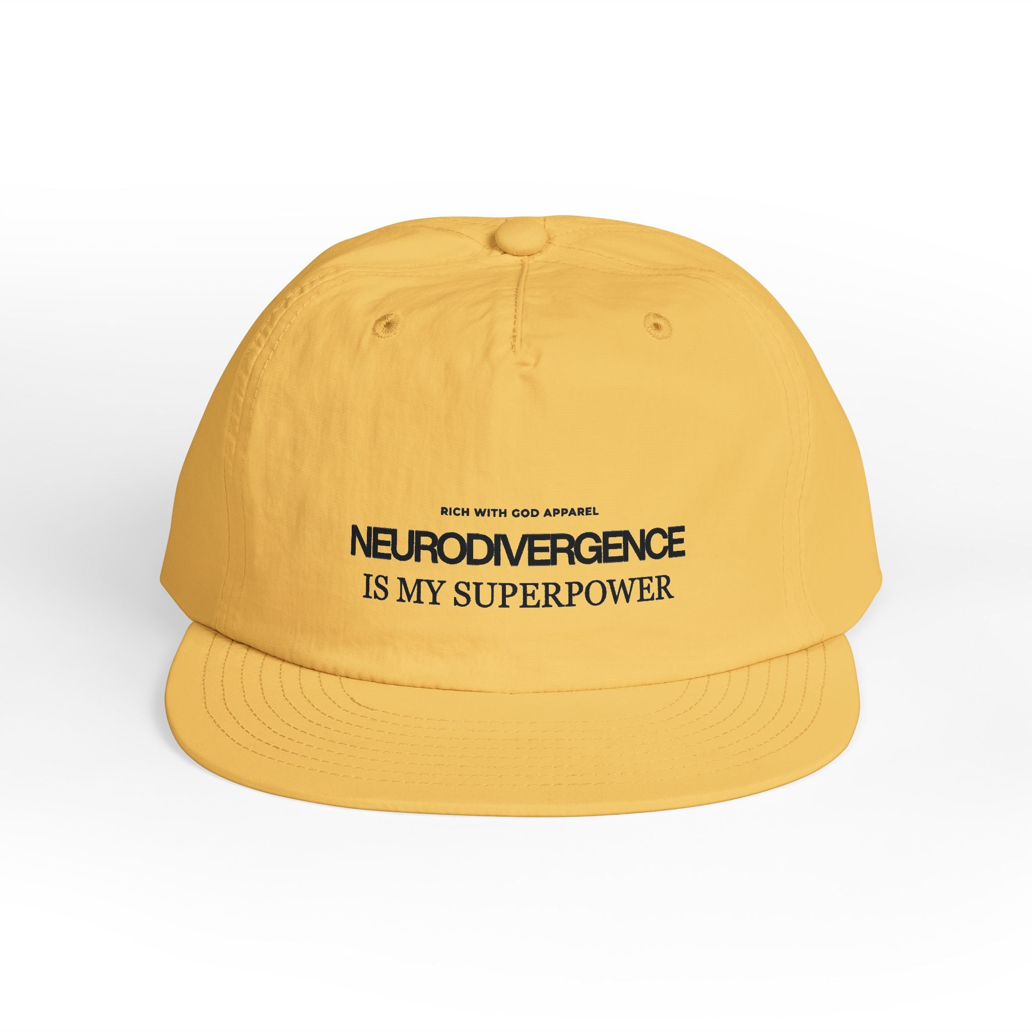 Neurodivergence is My Superpower Surf Cap Snapback