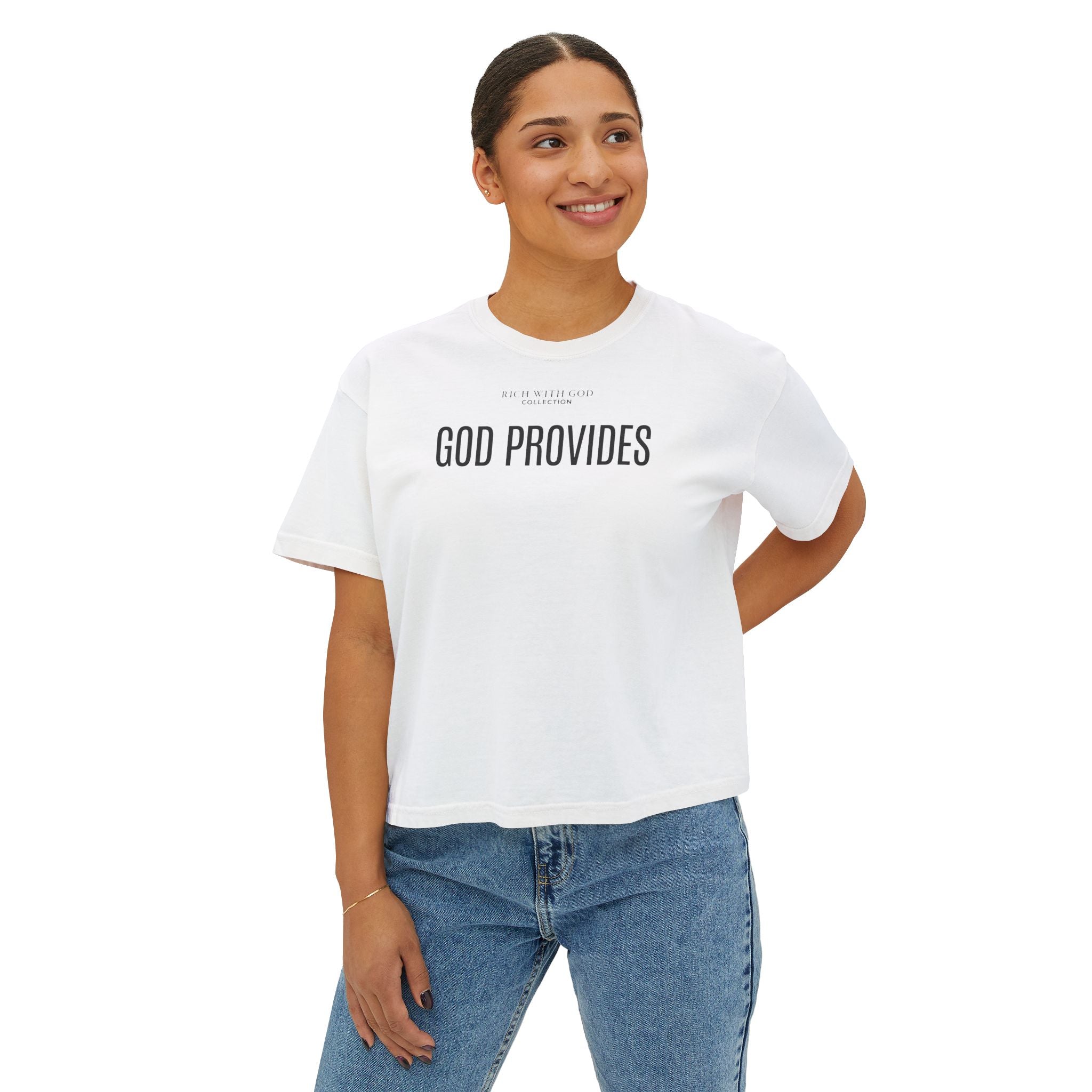 God Provides Women's Boxy Tee