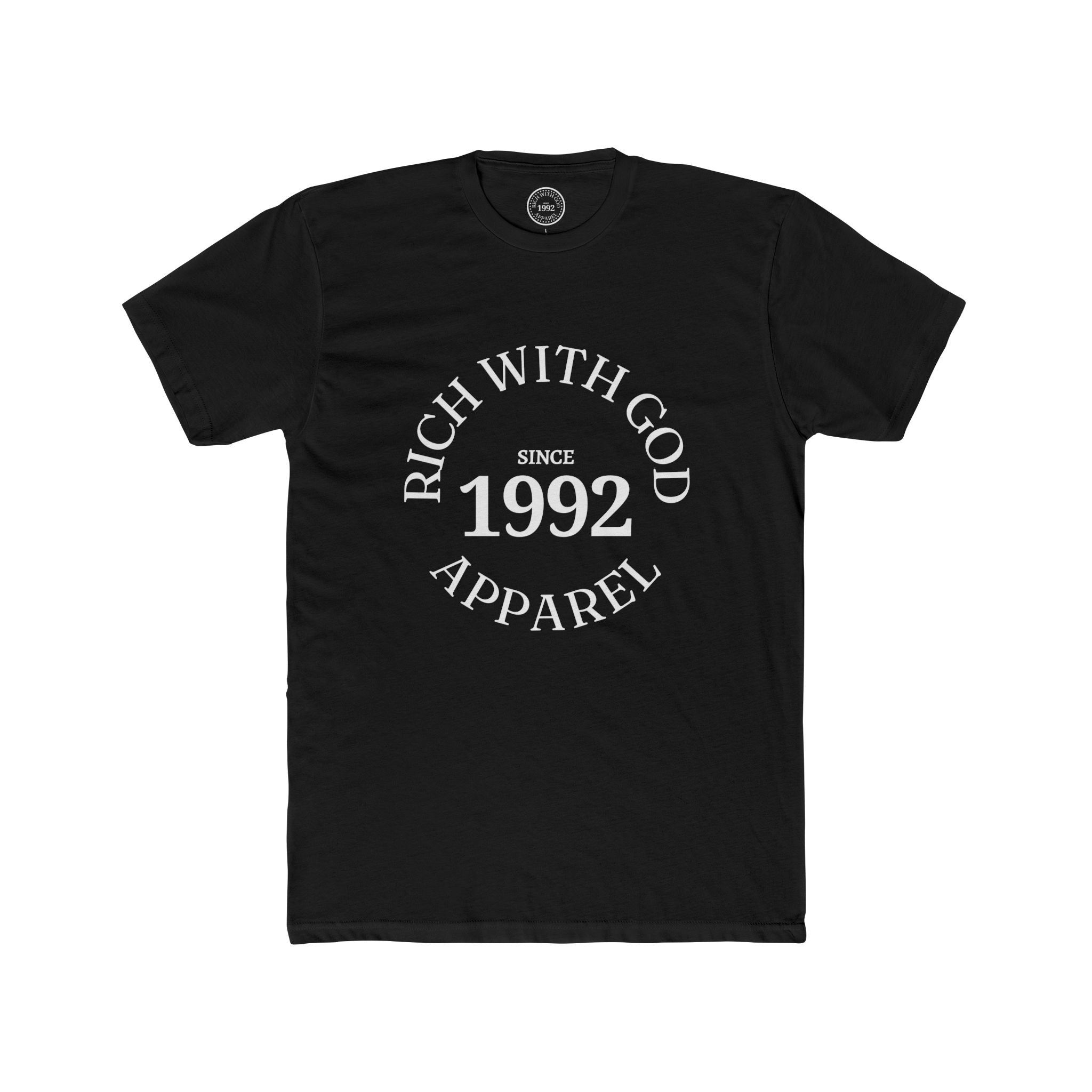 Rich With God Original Crew Tee — God Provides Edition
