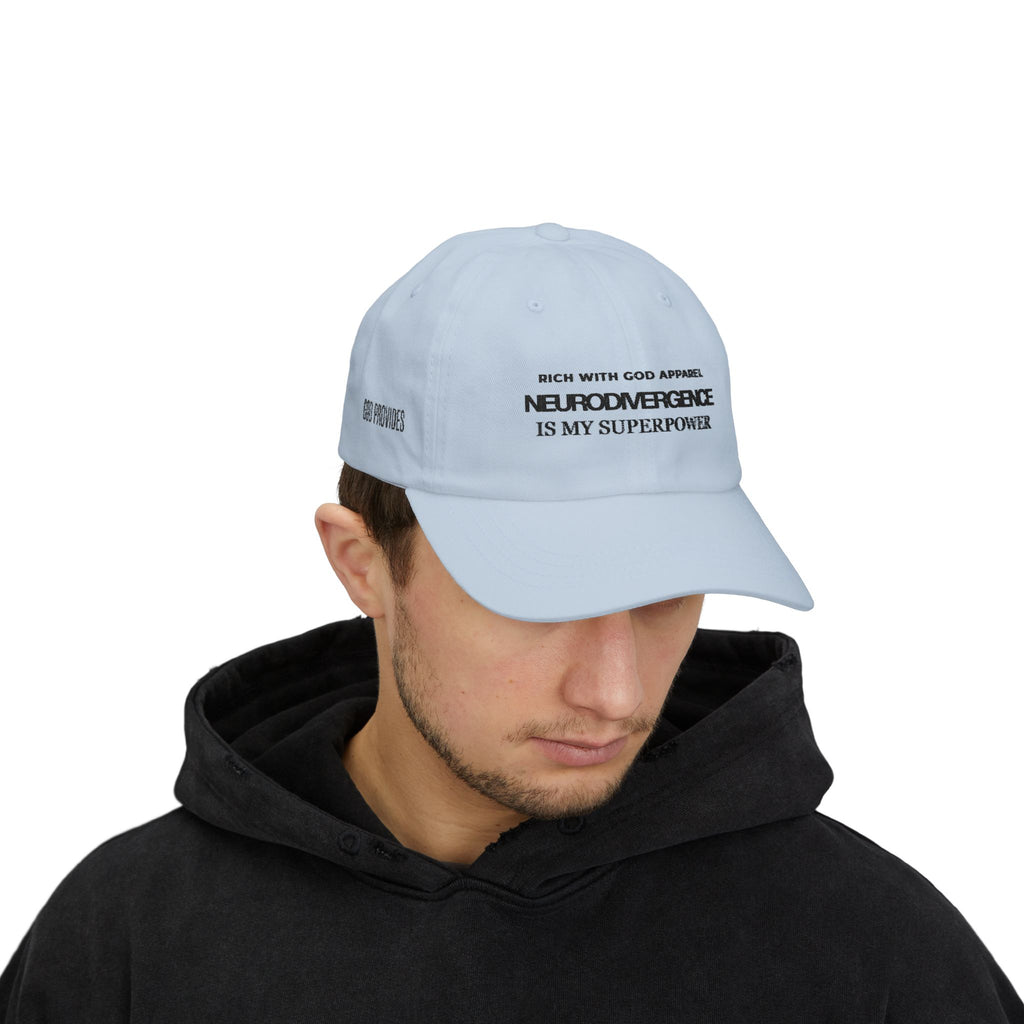 Neurodivergence is My Superpower Classic Dad Cap