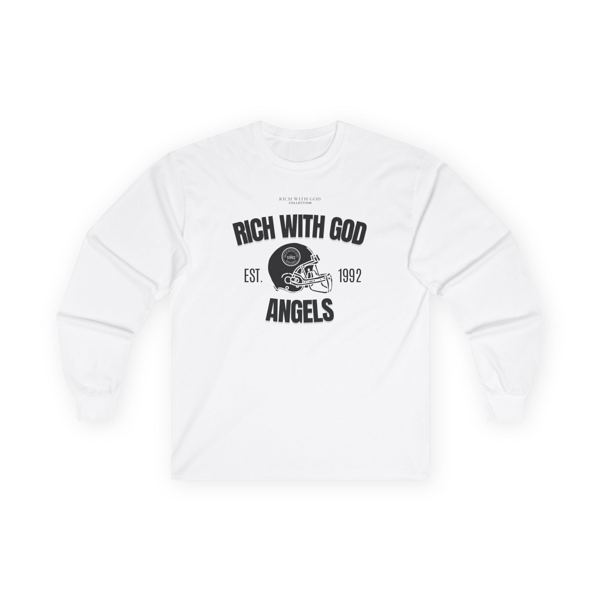 Rich With God Angels Long Sleeve Tee
