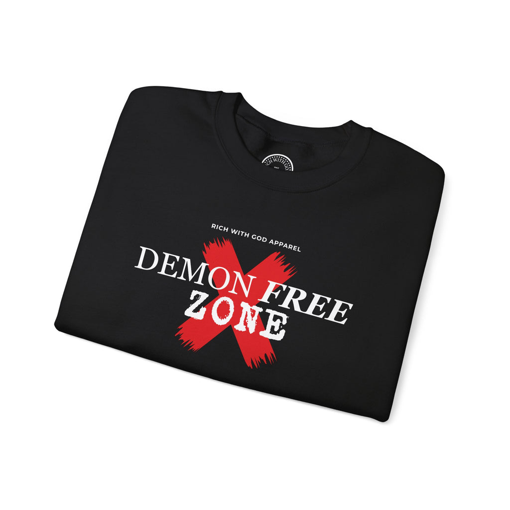 Demon Free Zone Crewneck Sweatshirt
