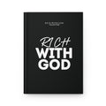 Rich With God Hardcover Journal Matte (Black)