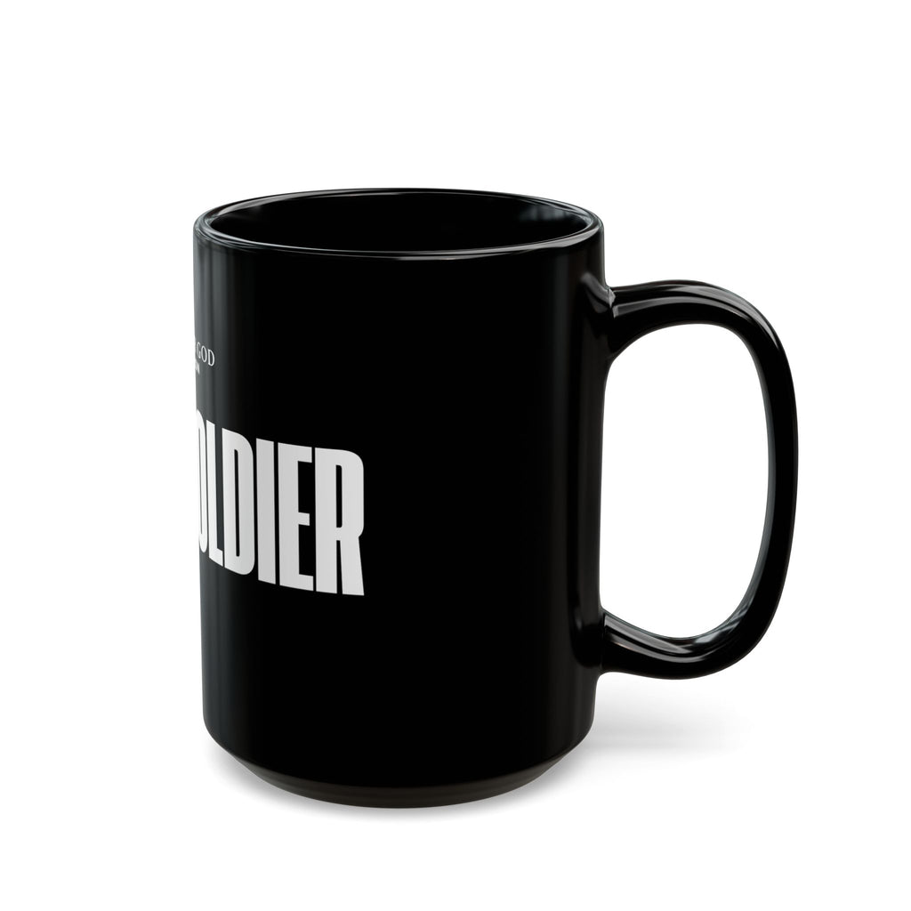 God's Soldier Black Mug (11oz, 15oz)