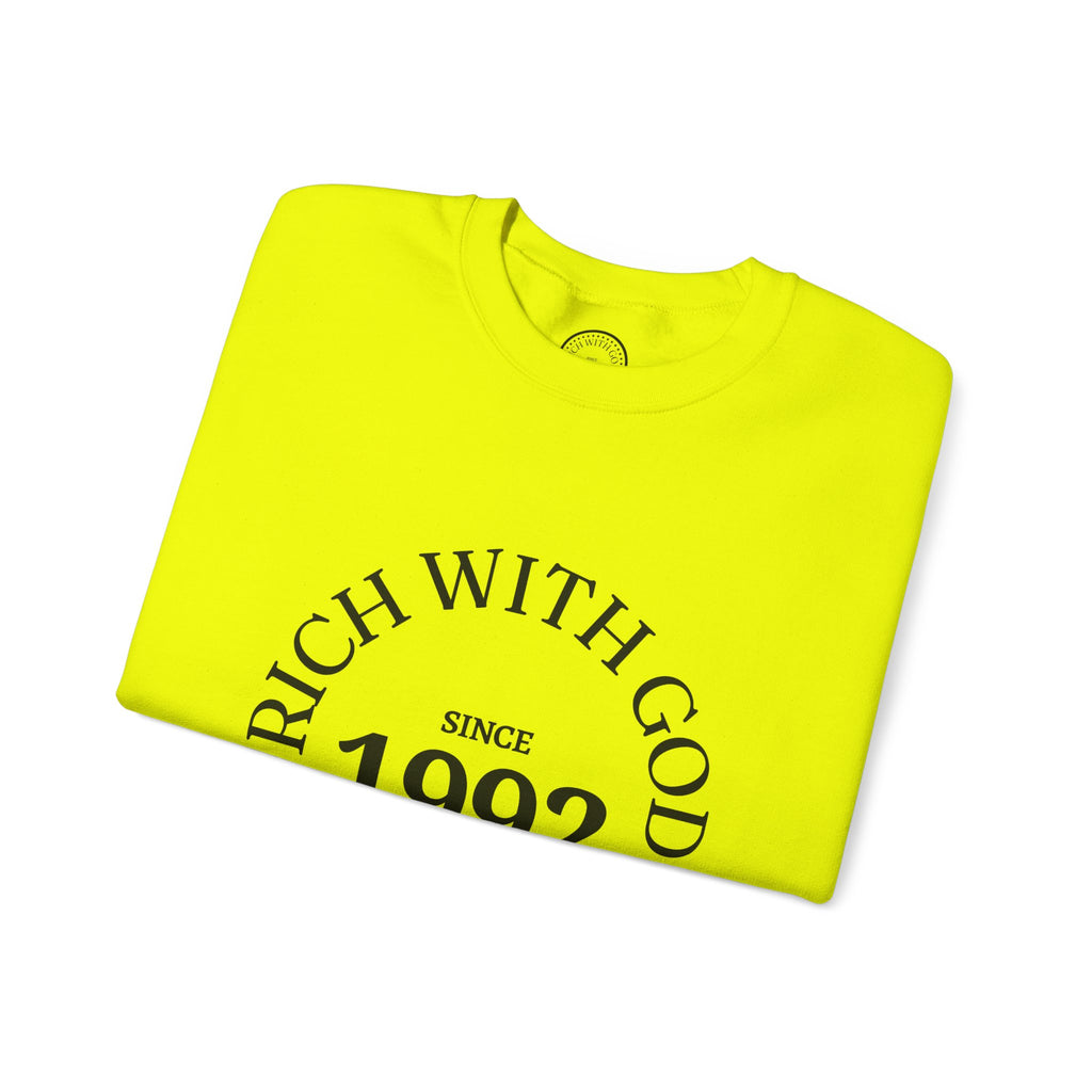 Rich With God Original Crewneck — God Provides Edition