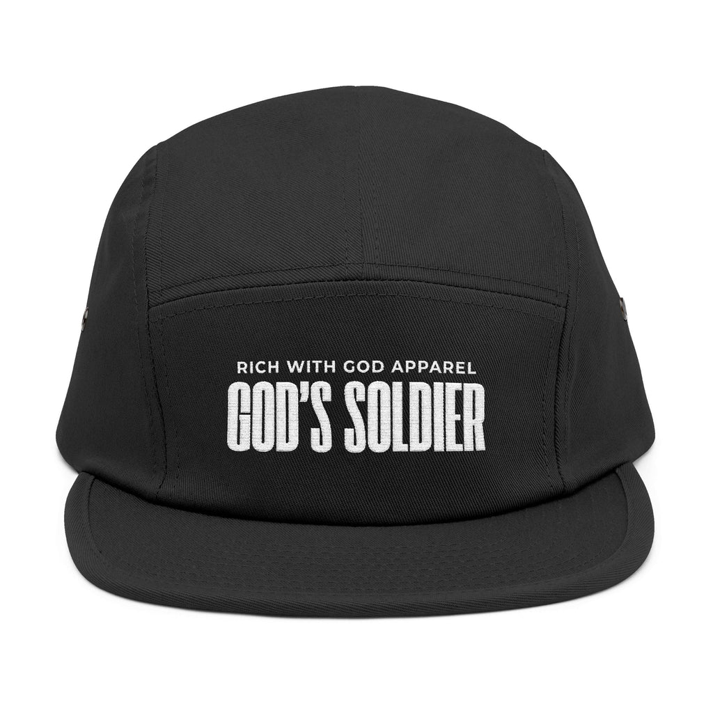 God's Soldier 5 Panel Cap (Embroidery)