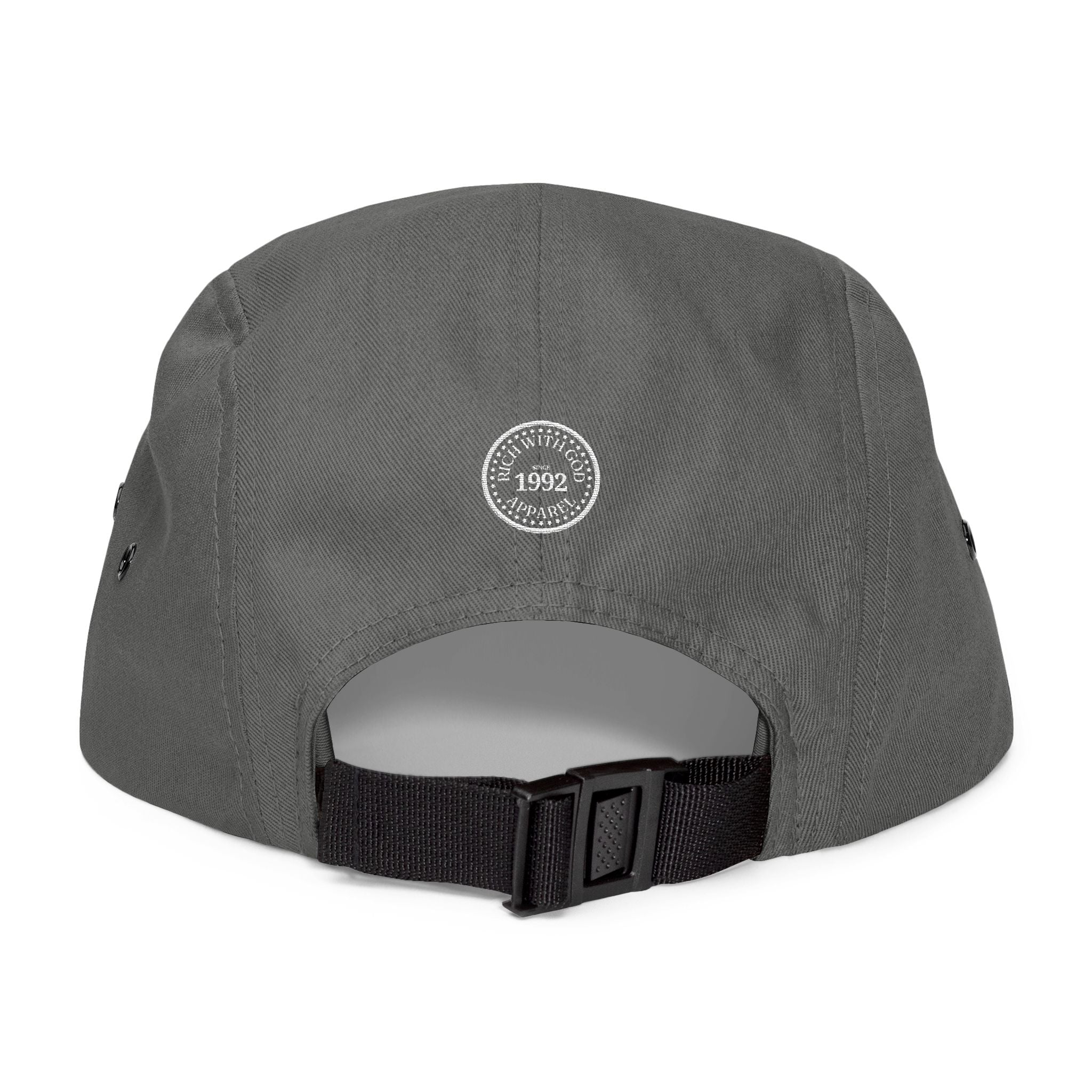 Rich With God Collection 5 Panel Cap (Embroidery)