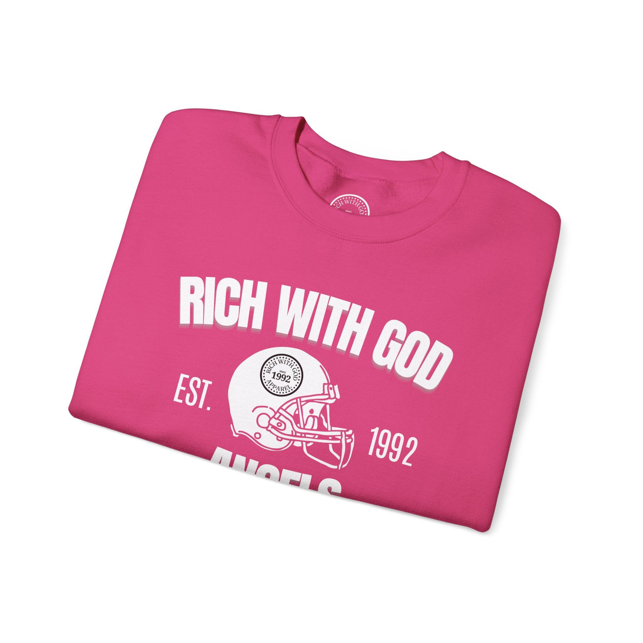 Rich With God Angels Crewneck Sweatshirt