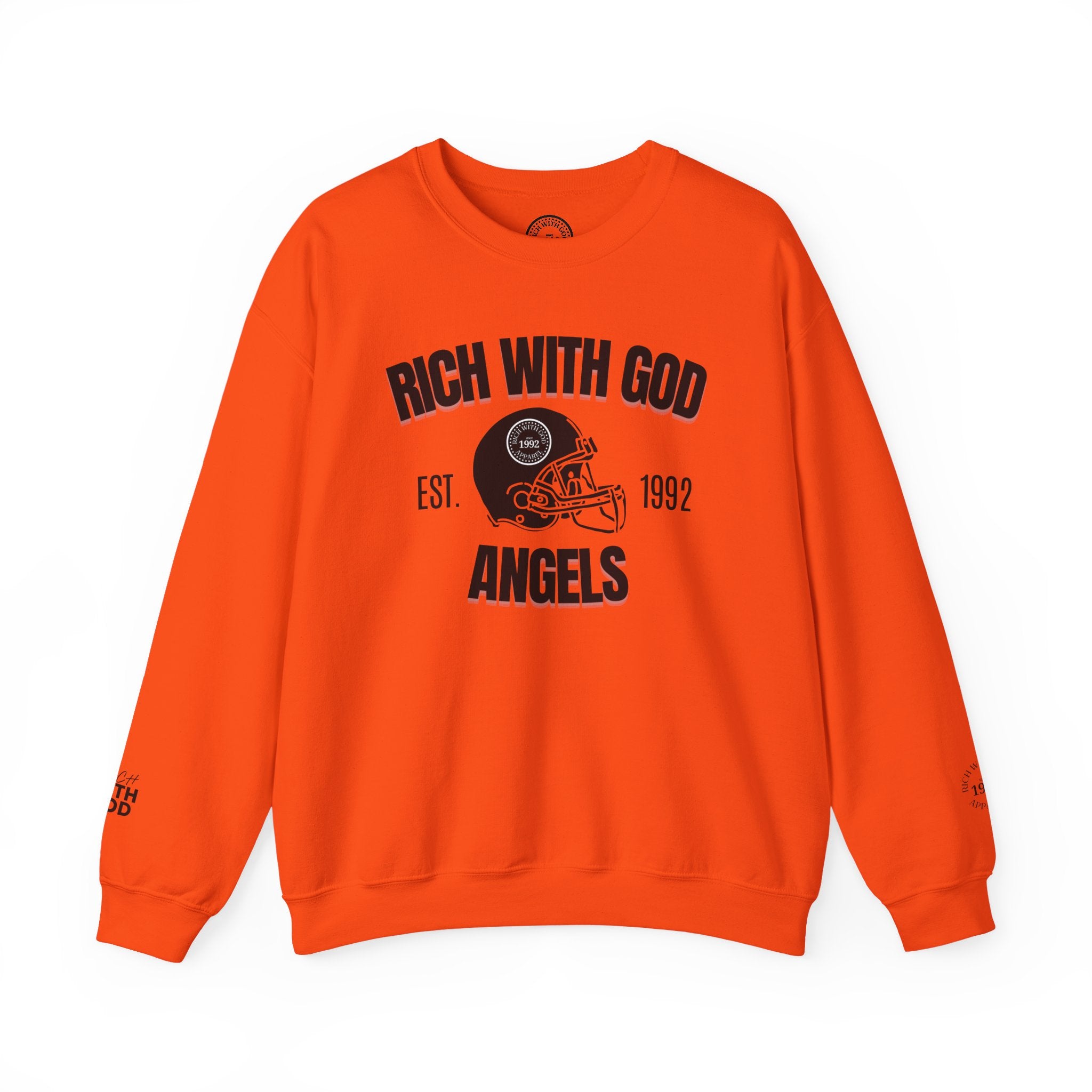 Rich With God Angels Crewneck Sweatshirt