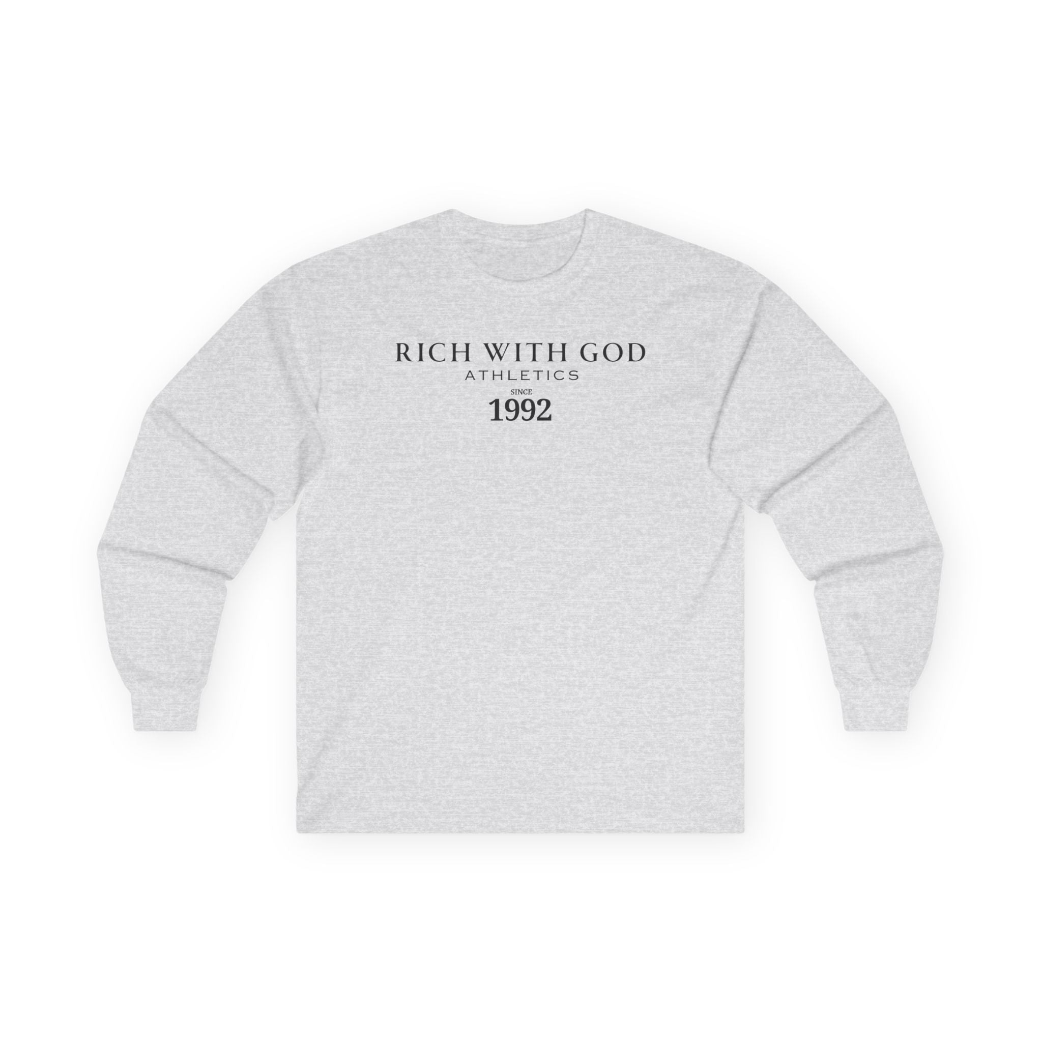 Rich With God Athletics Long Sleeve Tee