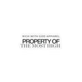 Property of the Most High Vinyl Sticker