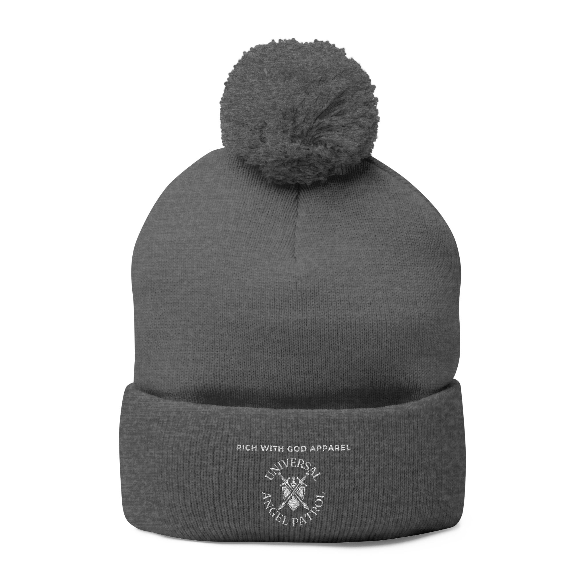 Universal Angel Patrol Embroidered Pom-Pom Beanie