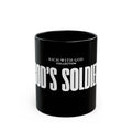 God's Soldier Black Mug (11oz, 15oz)
