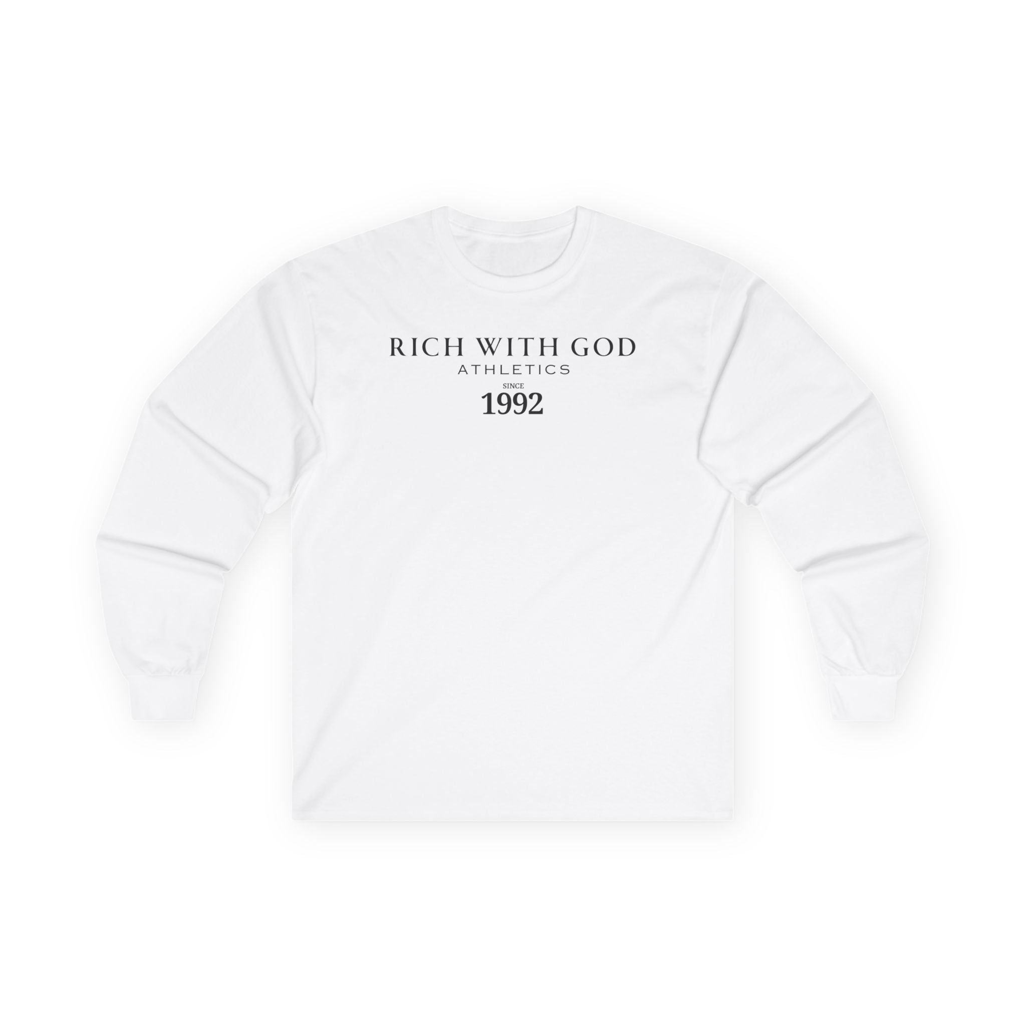 Rich With God Athletics Long Sleeve Tee