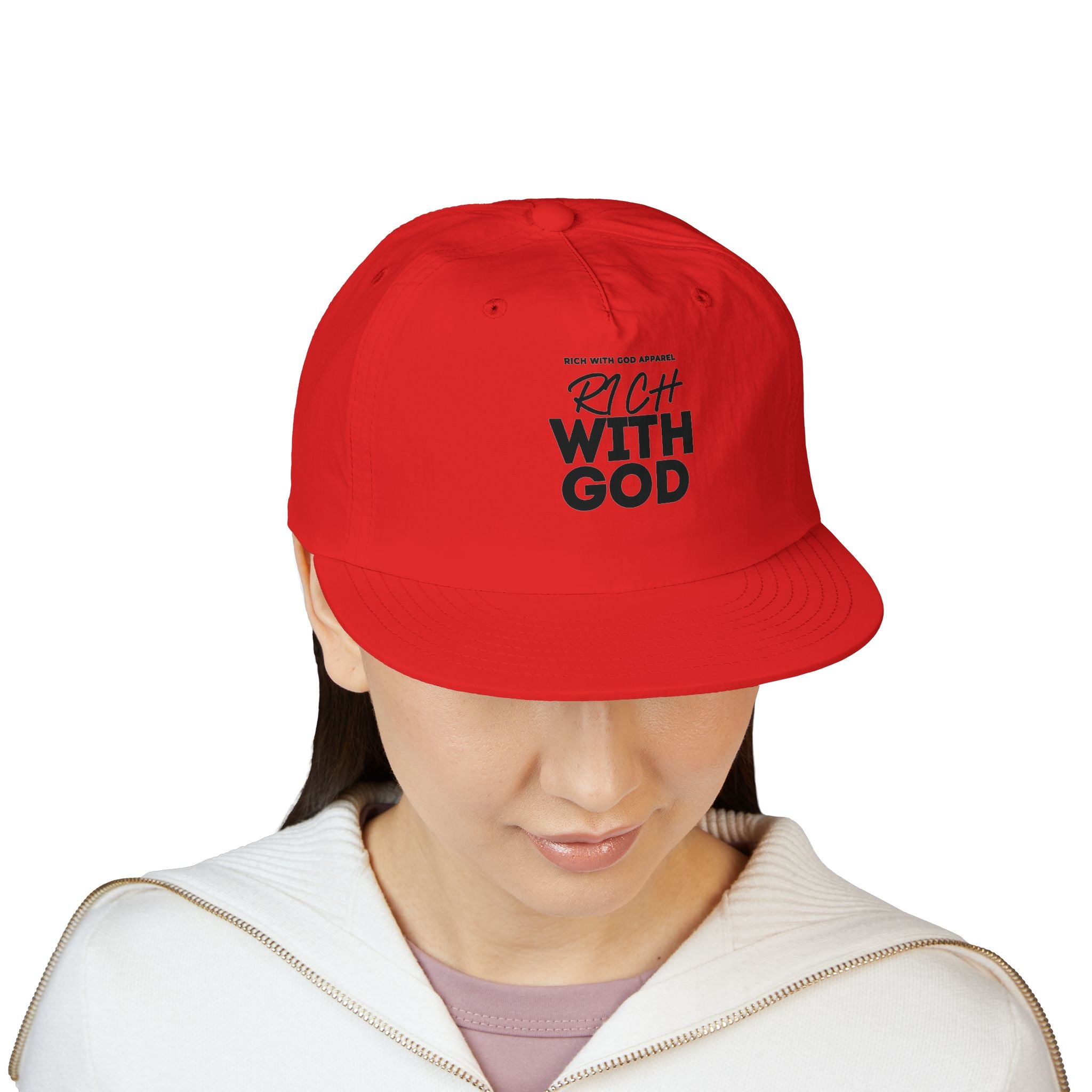 Rich With God Surf Cap Snapback
