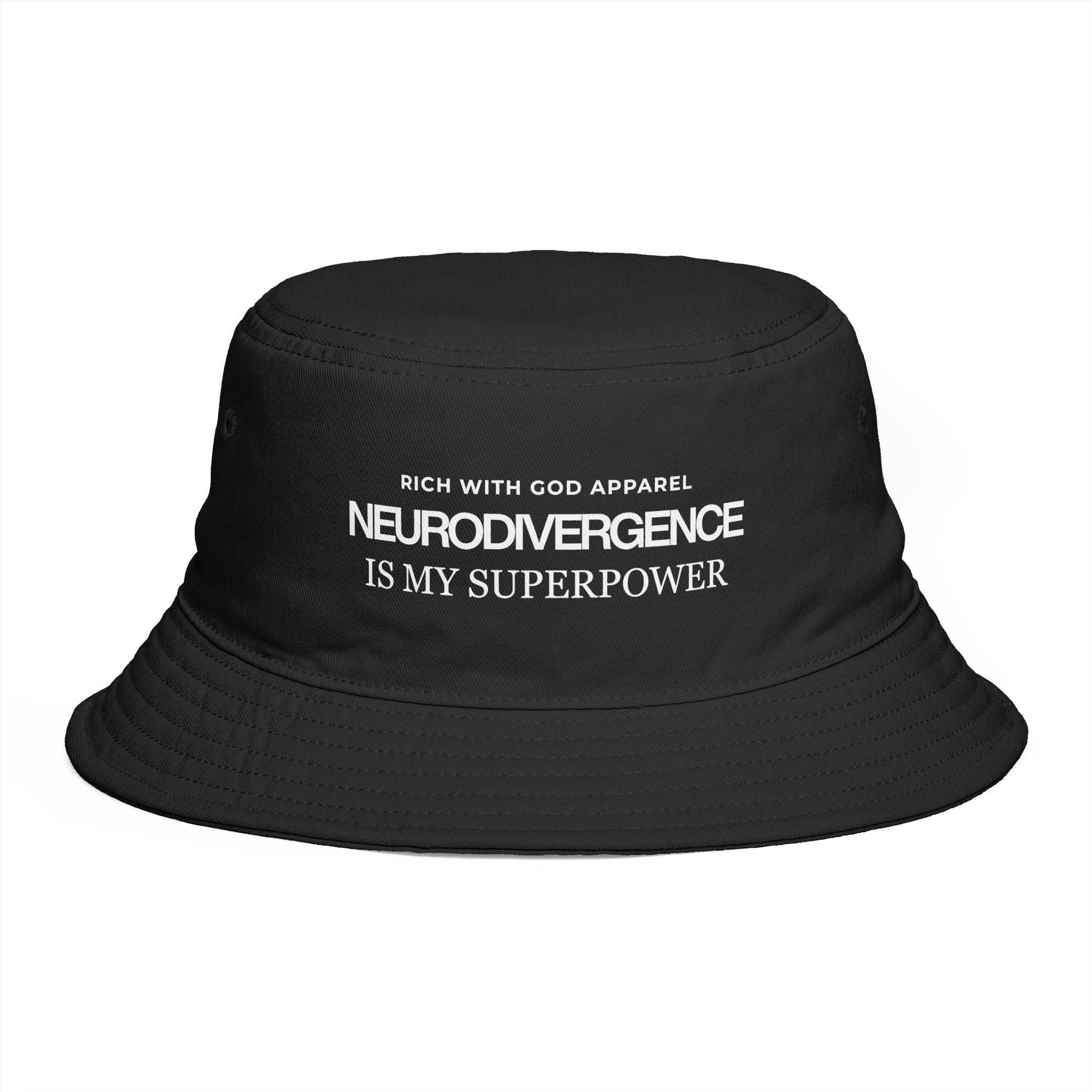Neurodivergence is My Superpower Bucket Hat
