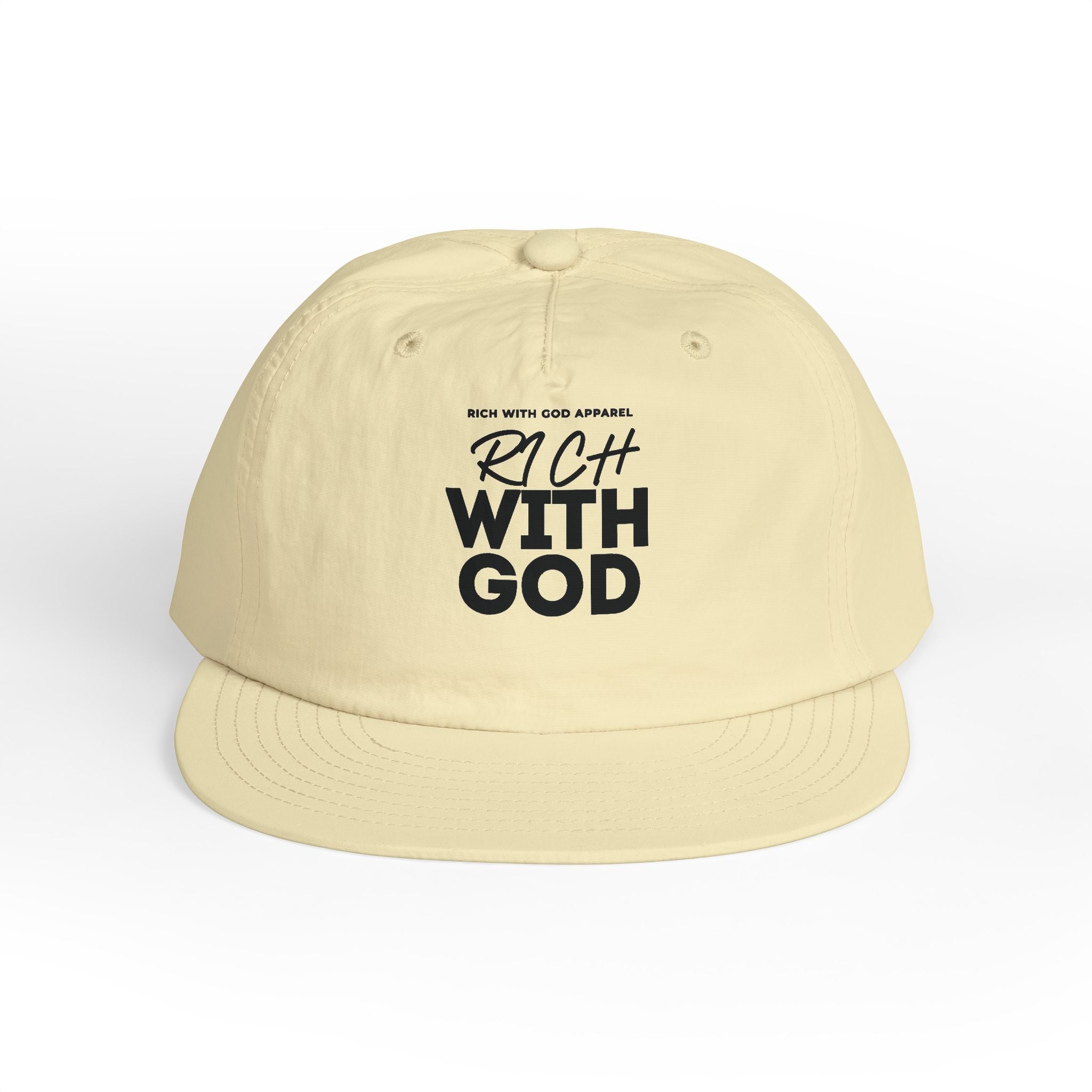 Rich With God Surf Cap Snapback
