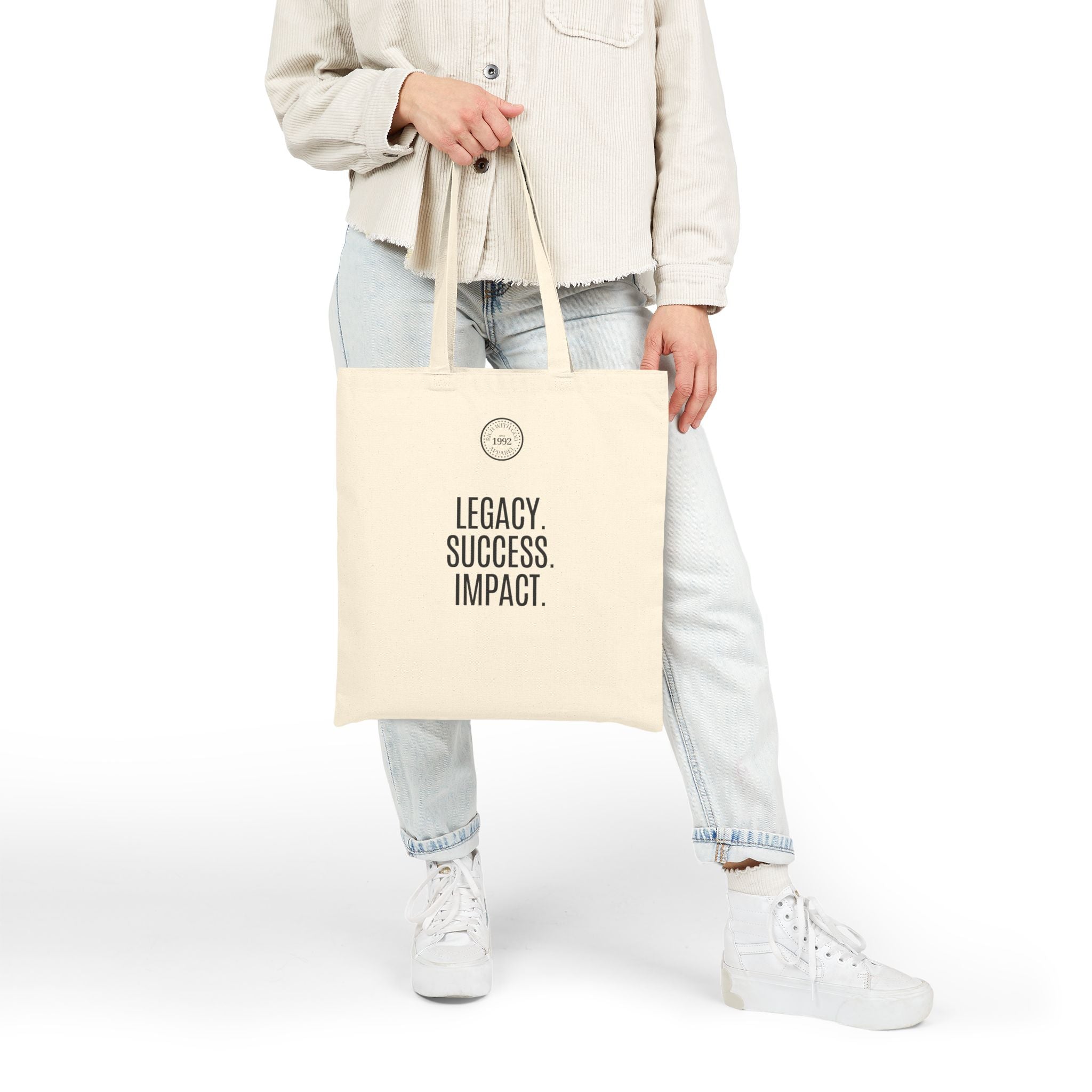 Icon - The World's Biggest Beige Cotton Canvas Tote Bag