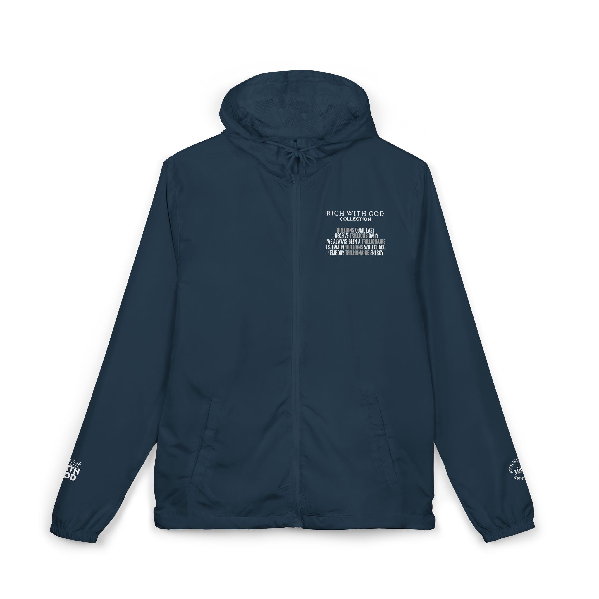 God Made Trillionaire Windbreaker Jacket