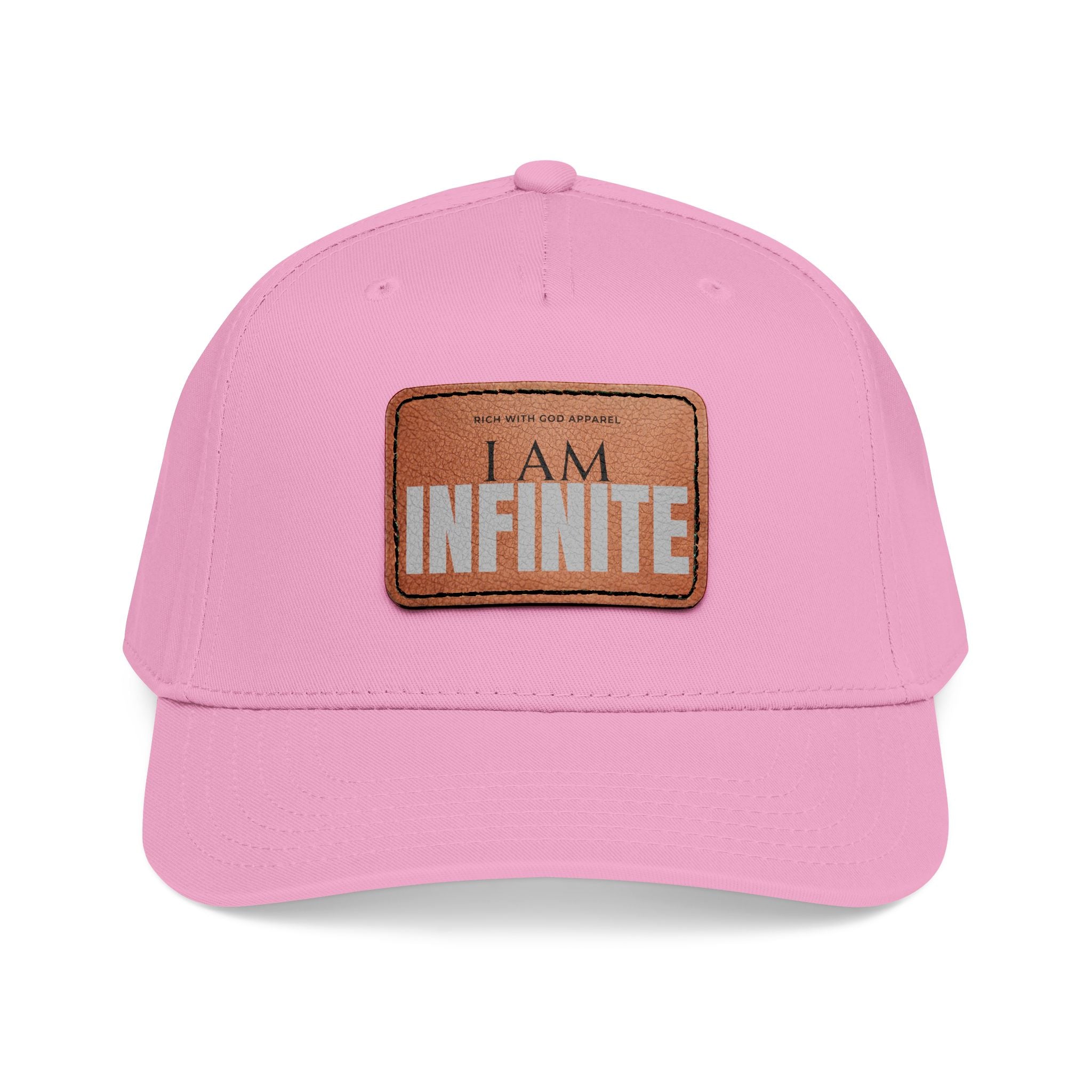 I AM INFINITE Leather Patch Baseball Cap