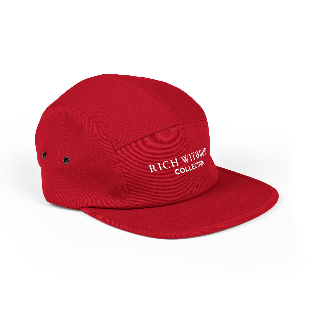 Rich With God Collection 5 Panel Cap (Embroidery)