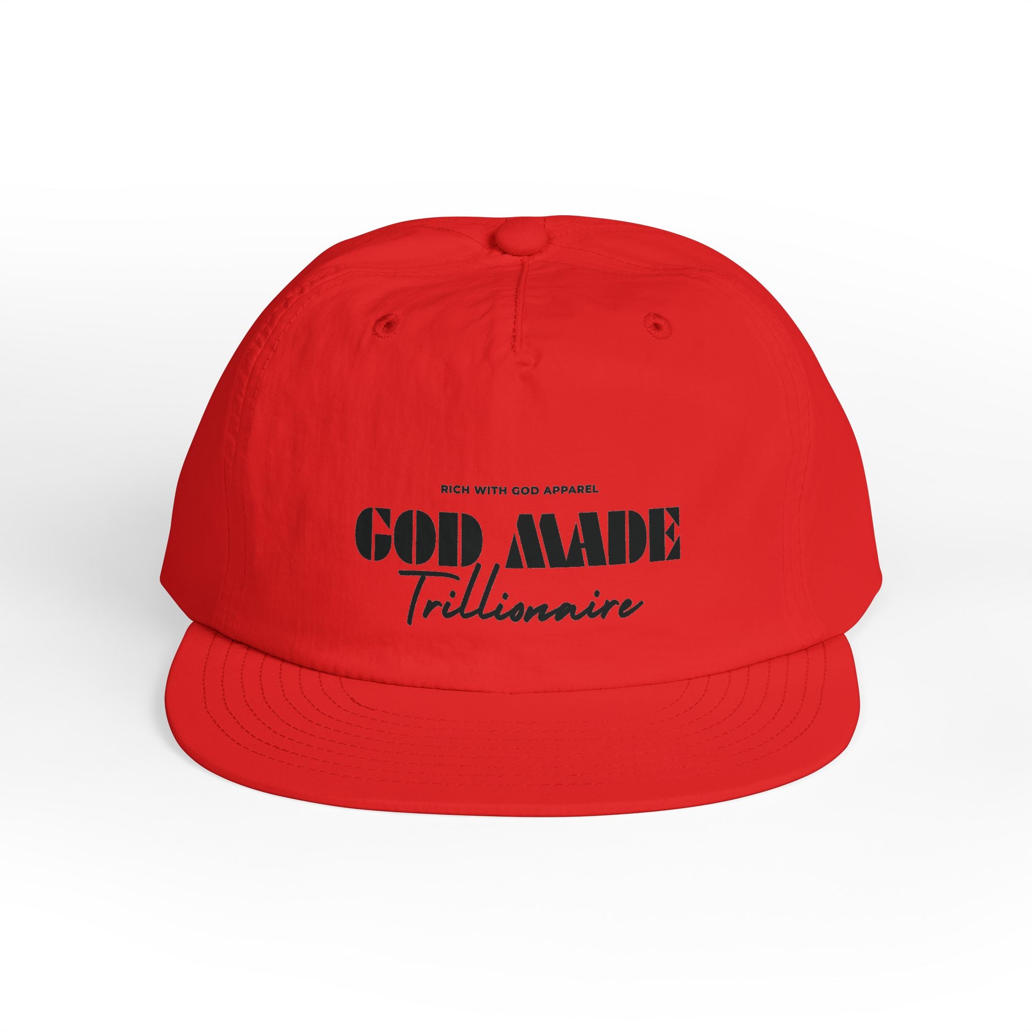 God Made Trillionaire Surf Cap Snapback