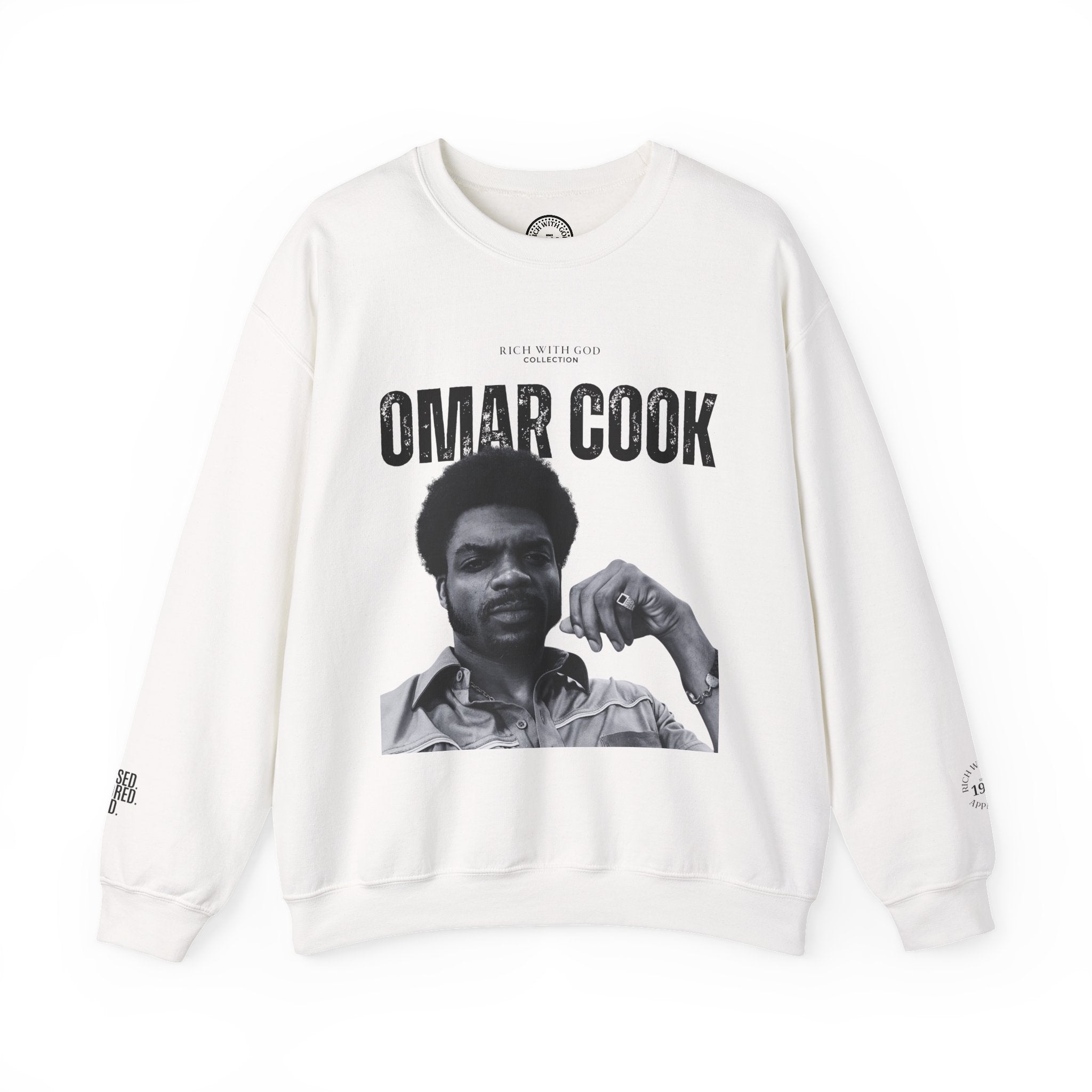 Omar Cook “Retro” Tribute Crewneck — Legacy • Success • Impact