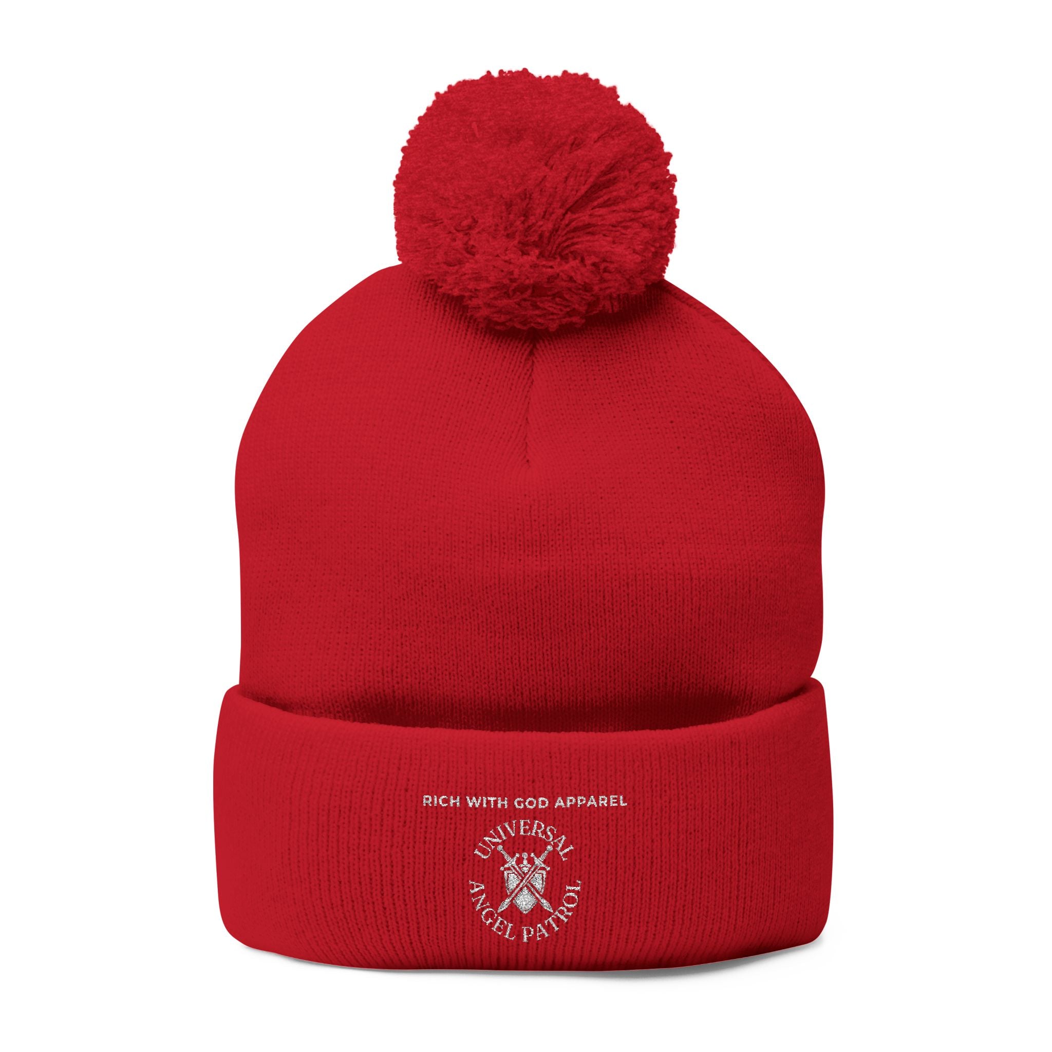 Universal Angel Patrol Embroidered Pom-Pom Beanie