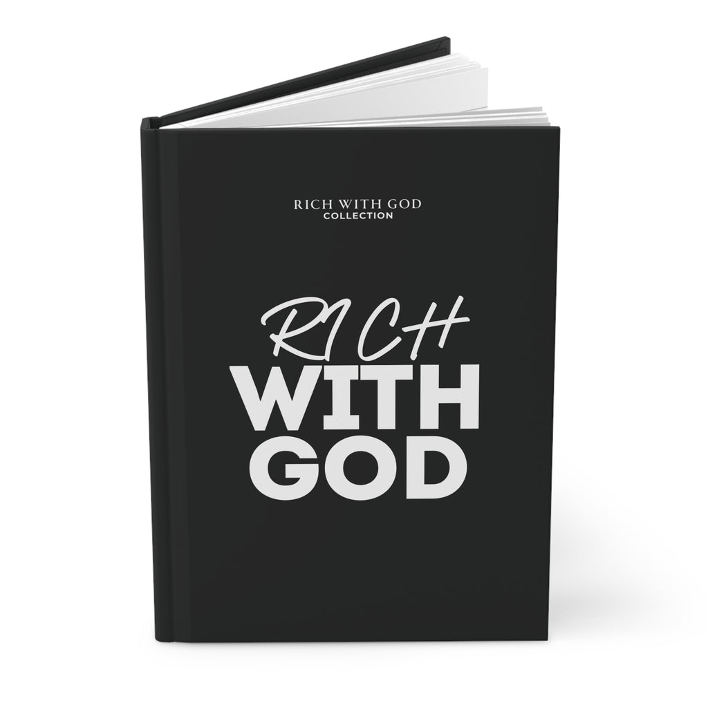 Rich With God Hardcover Journal Matte (Black)