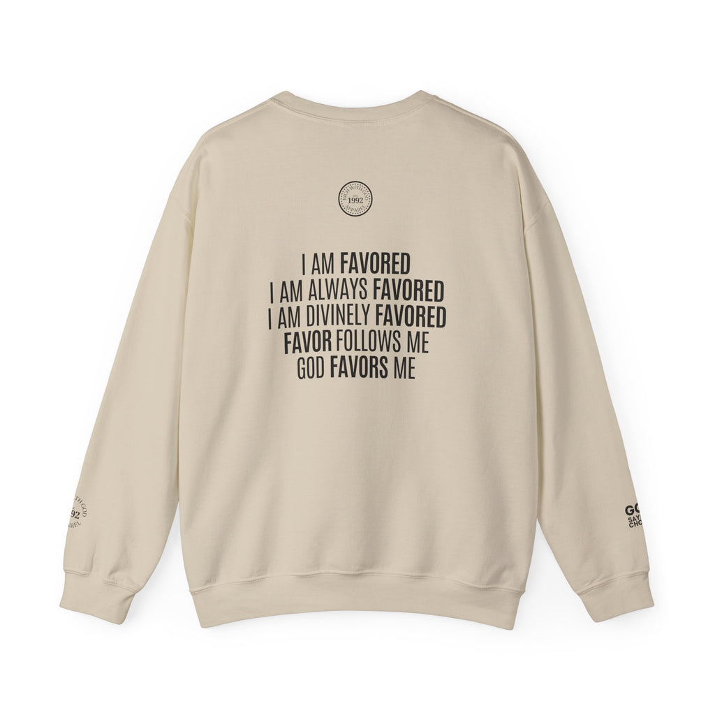 I Am Divinely Favored Crewneck Sweatshirt