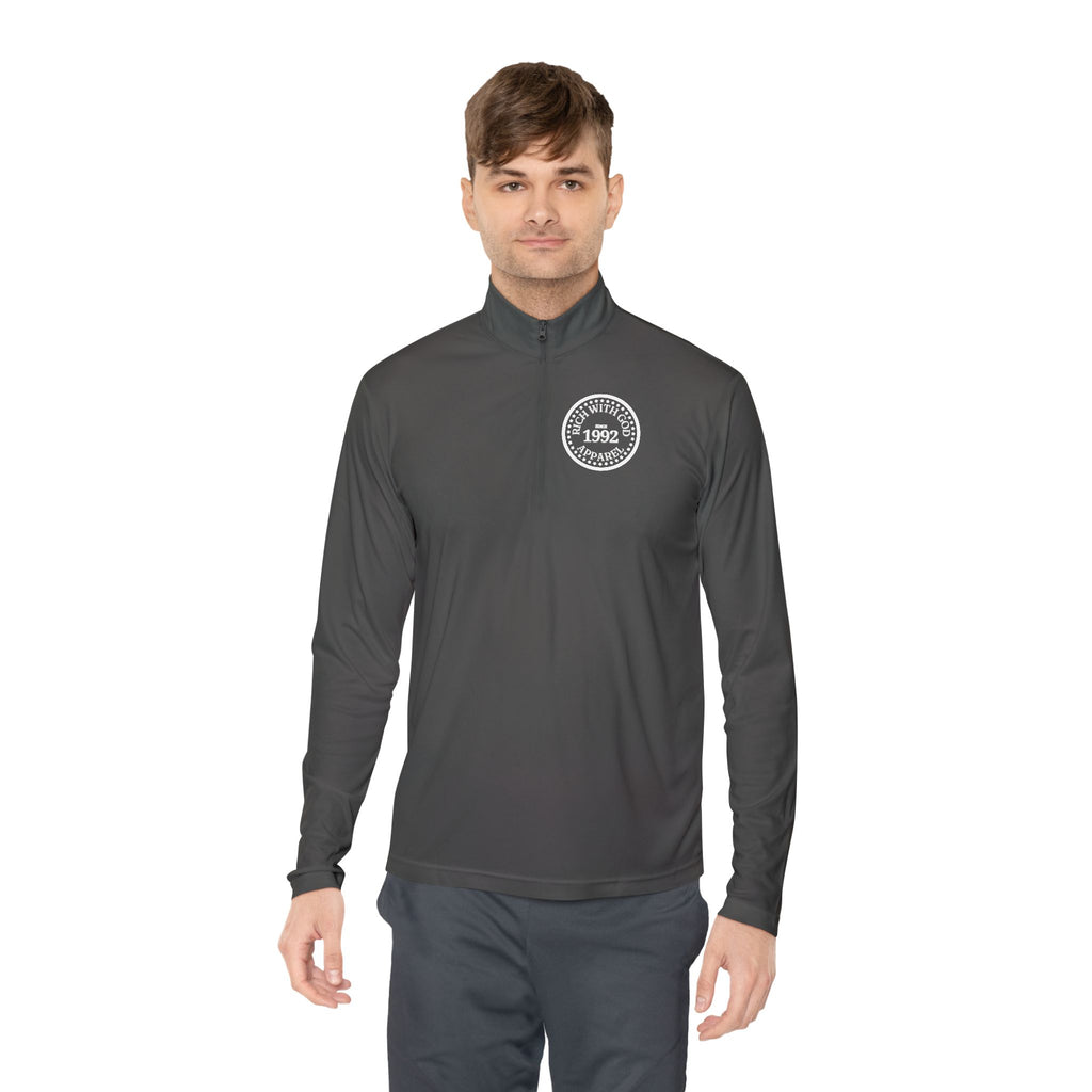 Rich With God Unisex Quarter-Zip Pullover