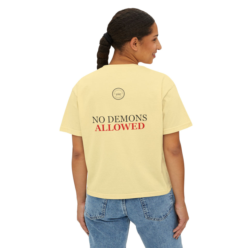 Demon Free Zone Women's Boxy Tee