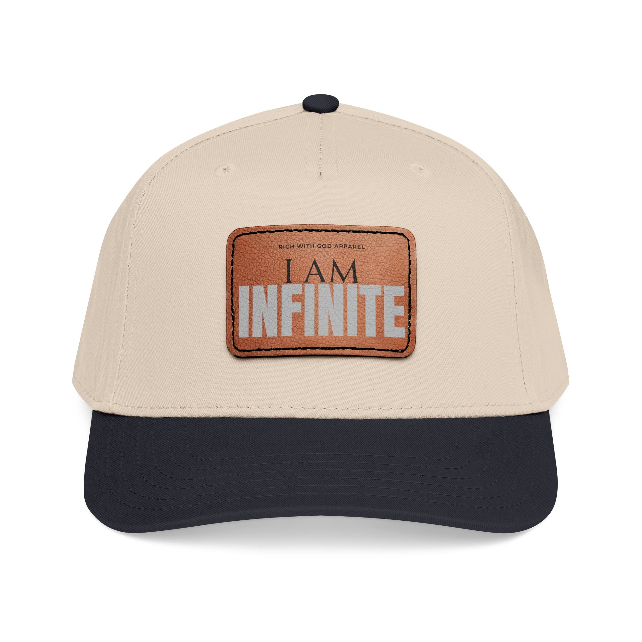 I AM INFINITE Leather Patch Baseball Cap
