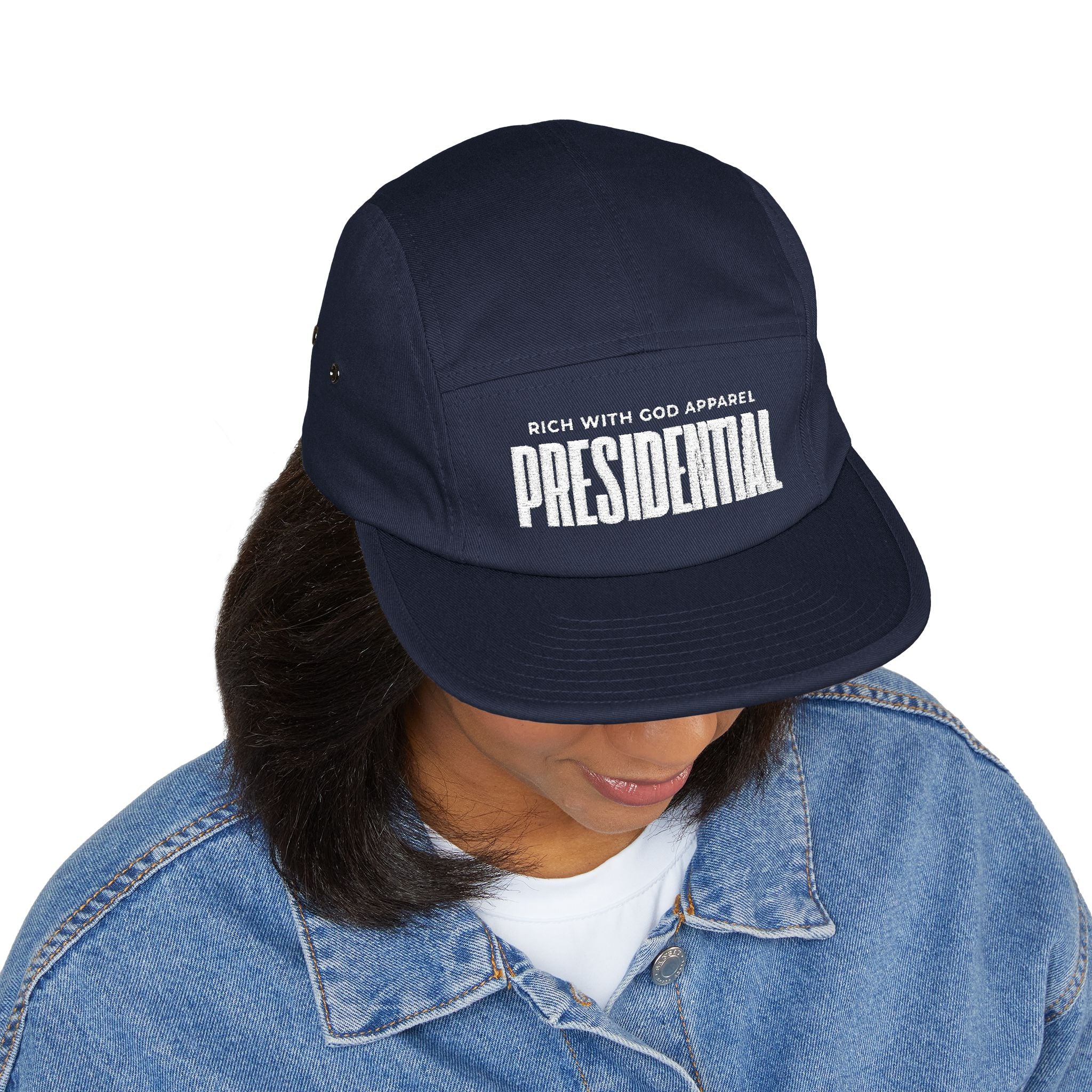Presidential 5 Panel Cap (Embroidery)