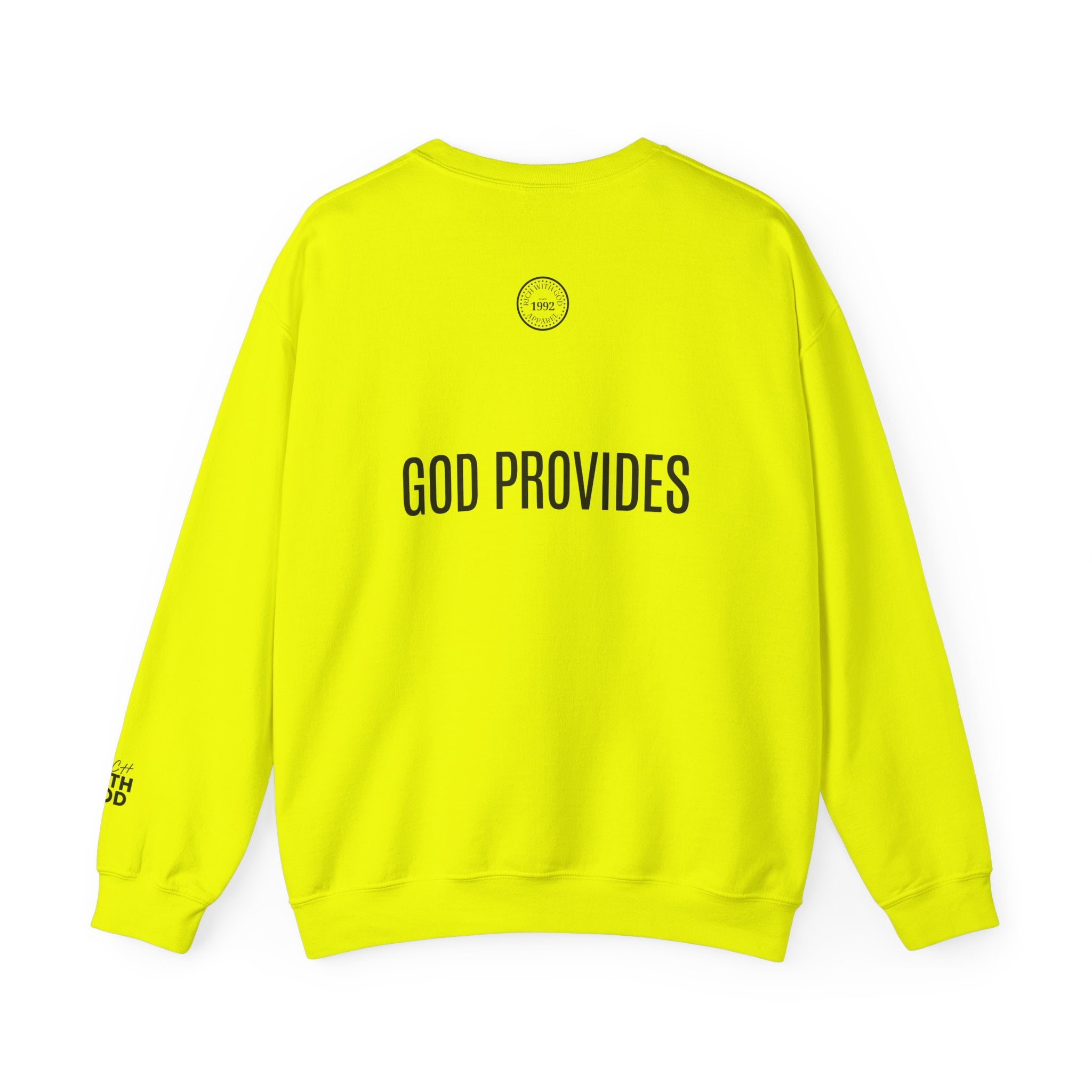 Rich With God Original Crewneck — God Provides Edition